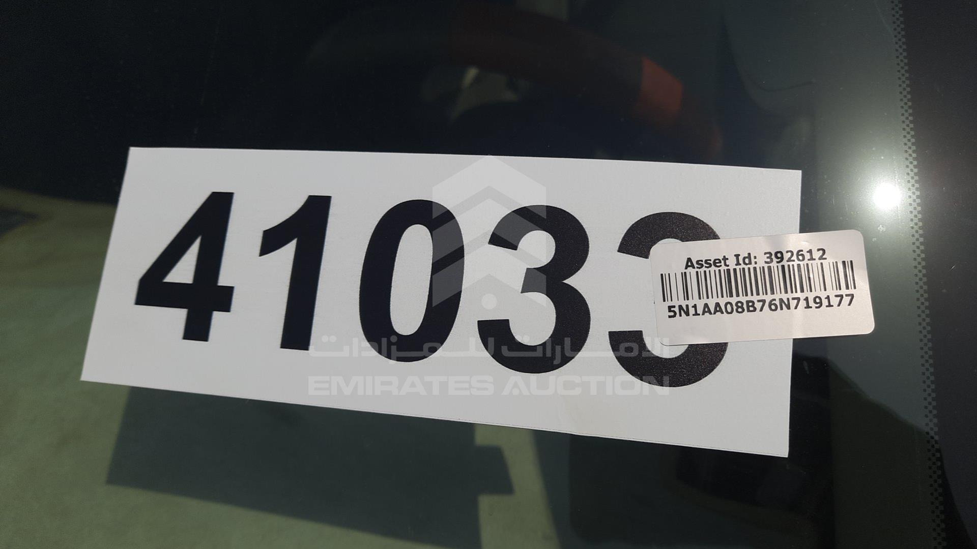 2006 NISSAN ARMADA VIN: 5N1AA08B76N719177