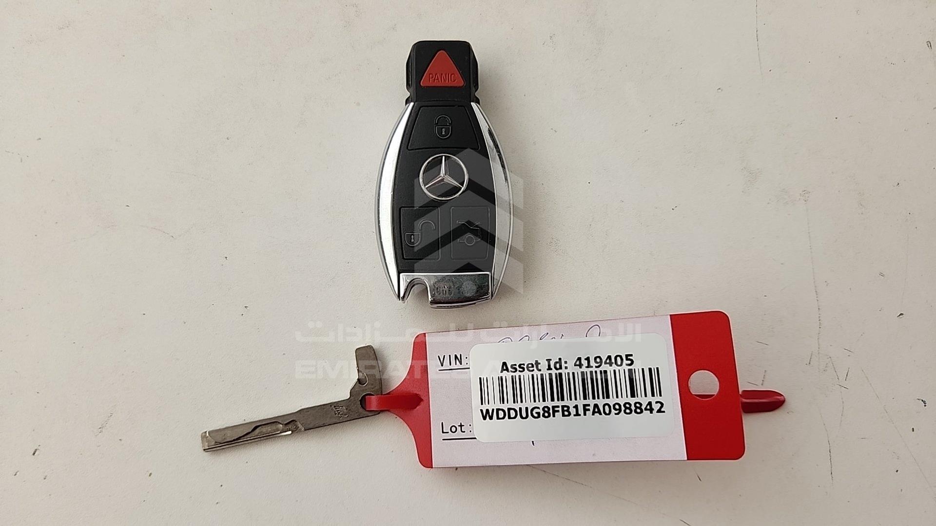 2015 MERCEDES S 550 VIN: WDDUG8FB1FA098842
