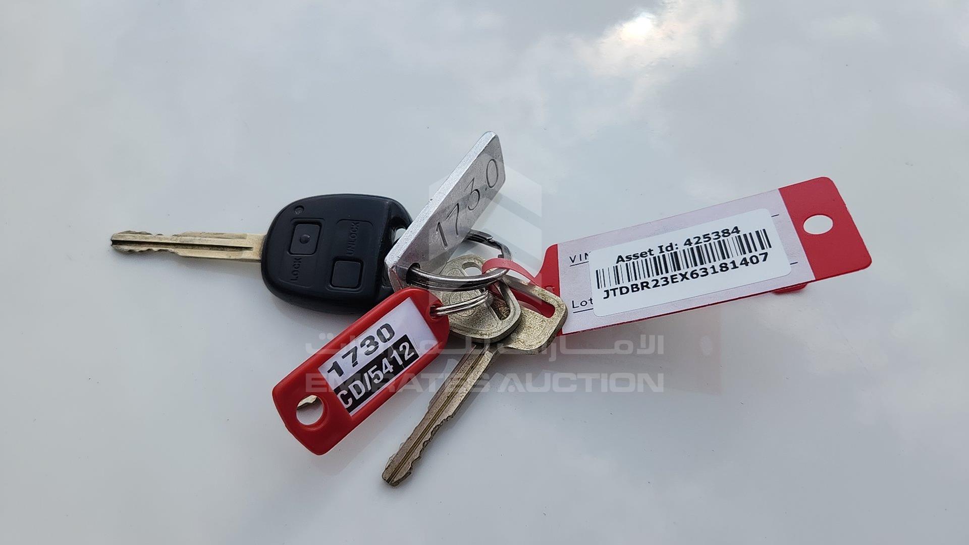 2006 TOYOTA COROLLA VIN: JTDBR23EX63181407