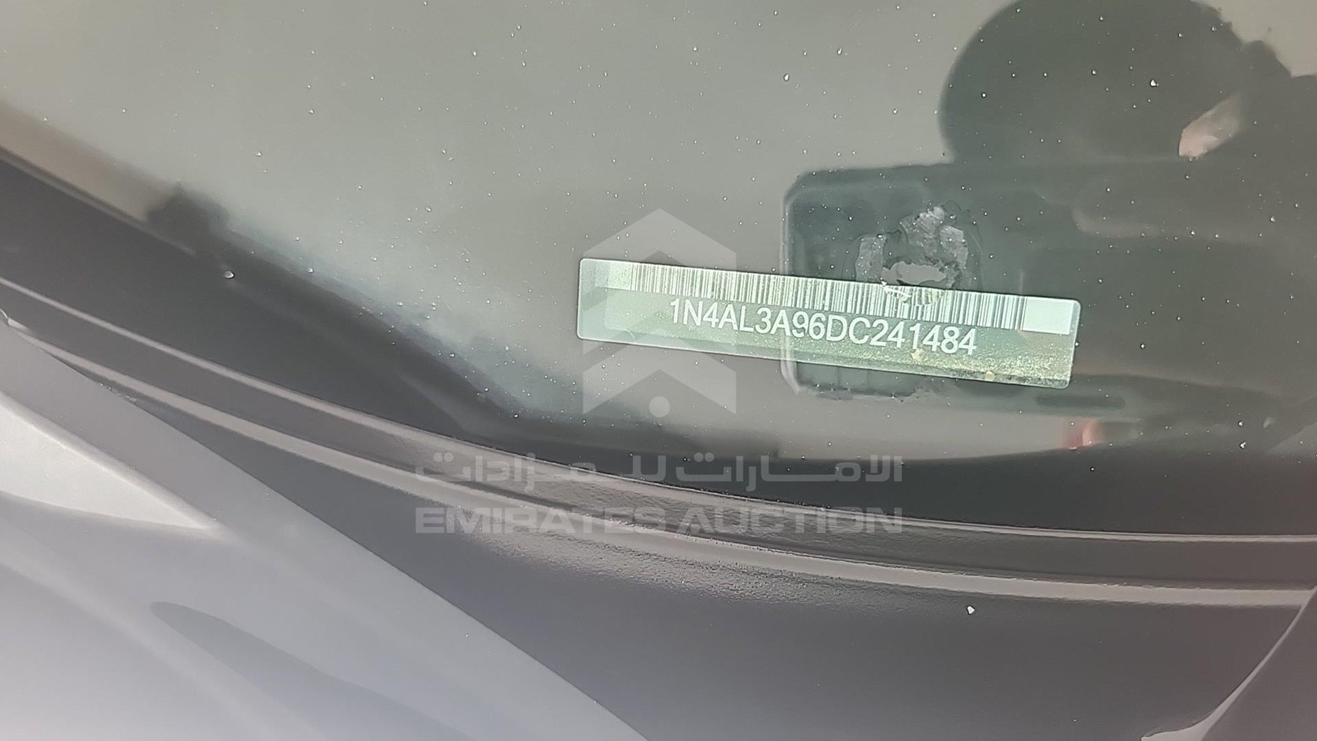 2013 NISSAN ALTIMA VIN: 1N4AL3A96DC241484