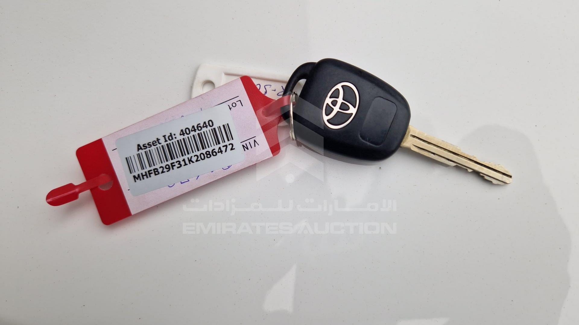2019 TOYOTA YARIS VIN: MHFB29F31K2086472