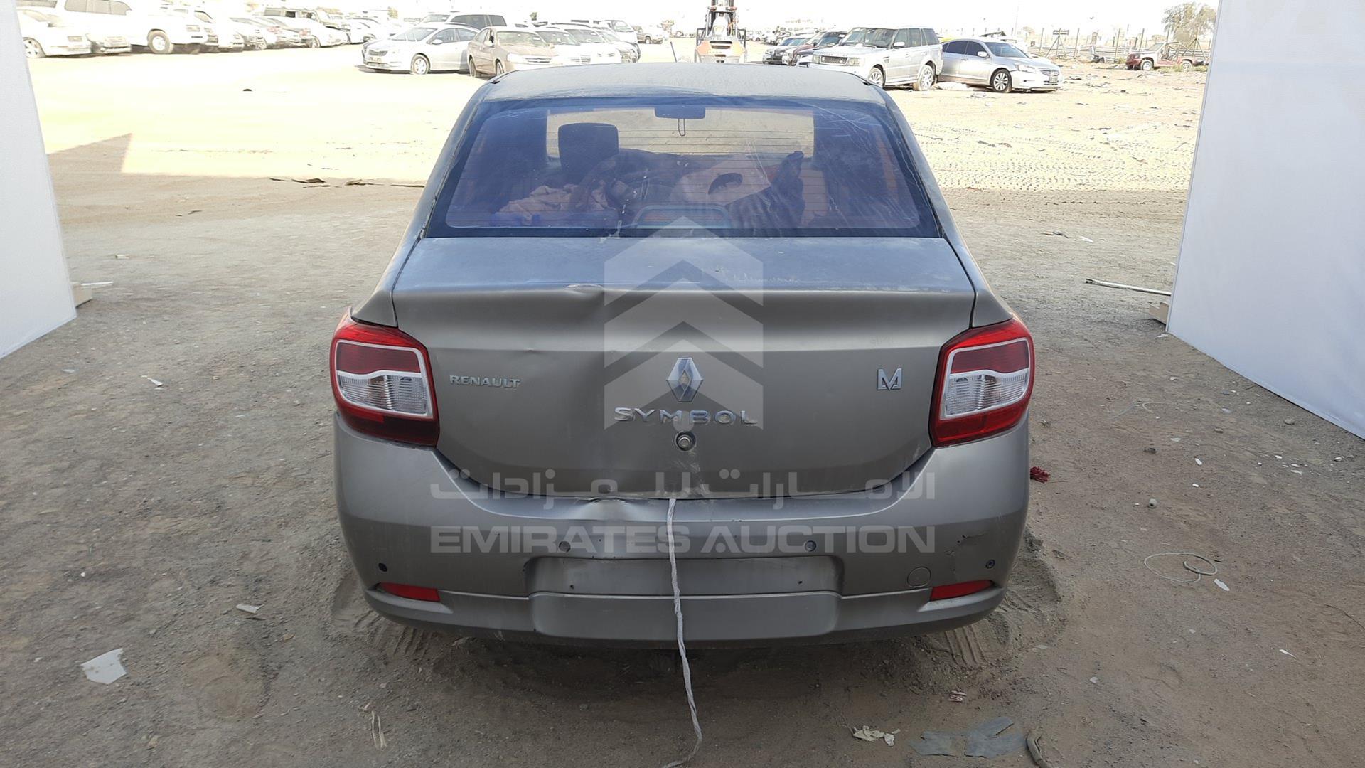 2015 RENAULT SYMBOL VIN: VF14SRAB3FT529190