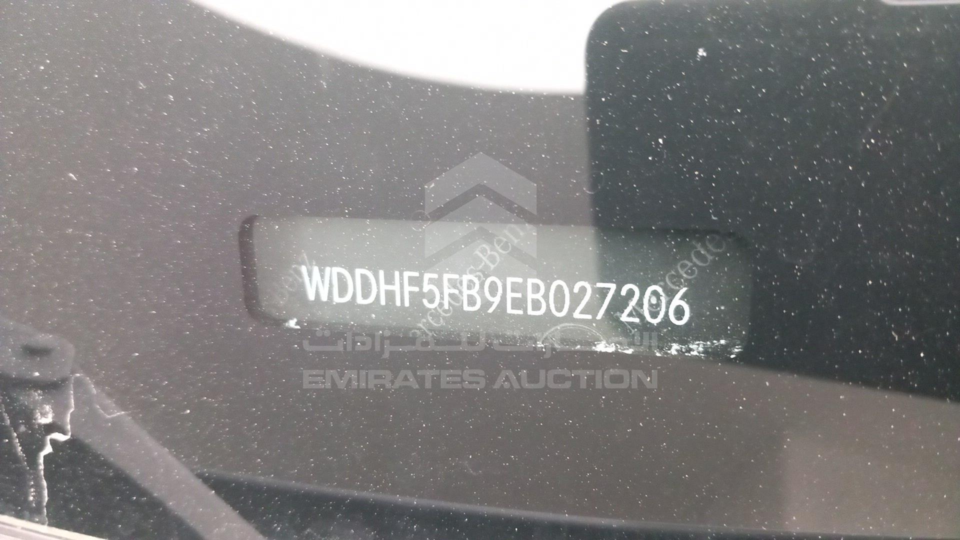 2014 MERCEDES E 300 VIN: WDDHF5FB9EB027206