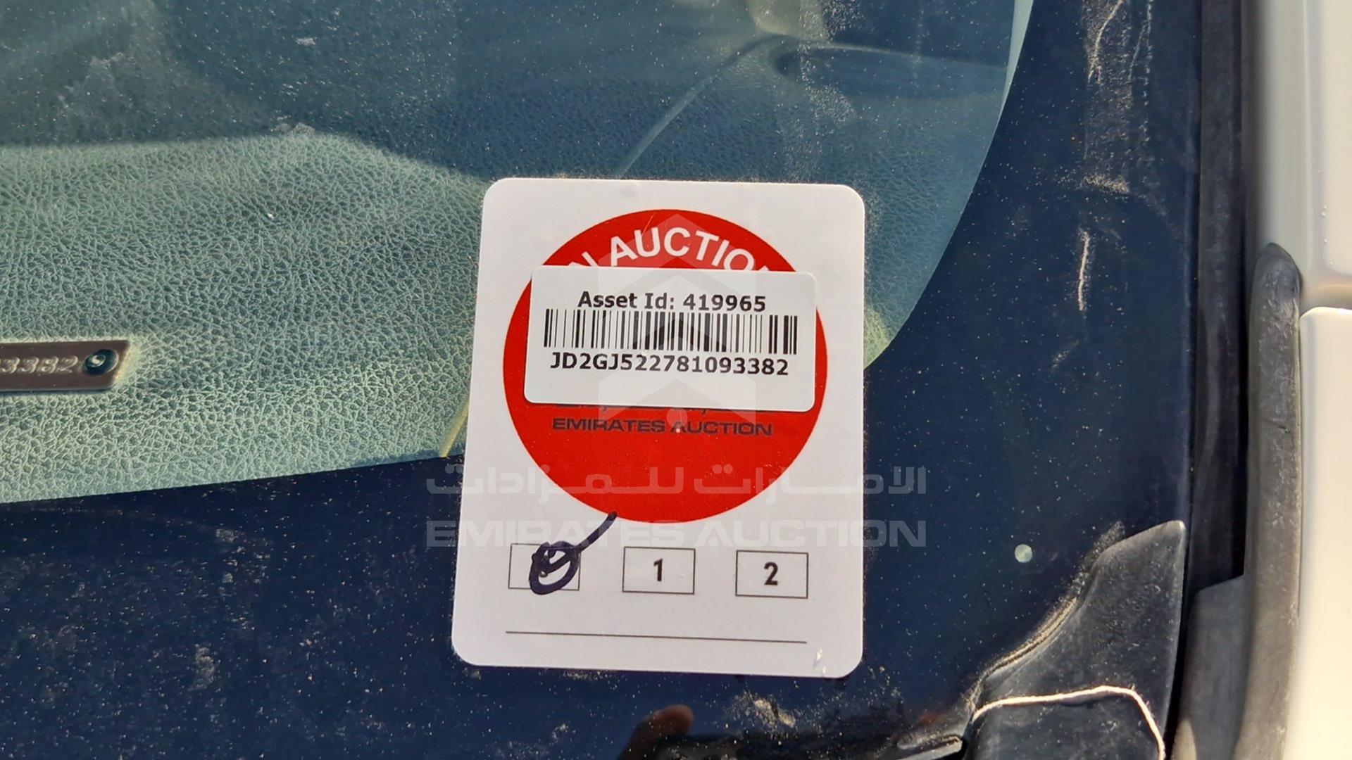2008 DAIHATSU TERIOS VIN: JD2GJ522781093382