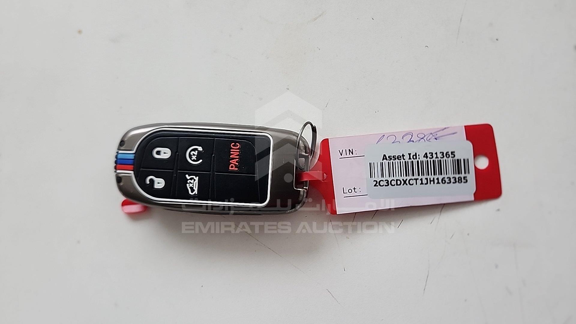 2018 DODGE CHARGER VIN: 2C3CDXCT1JH163385