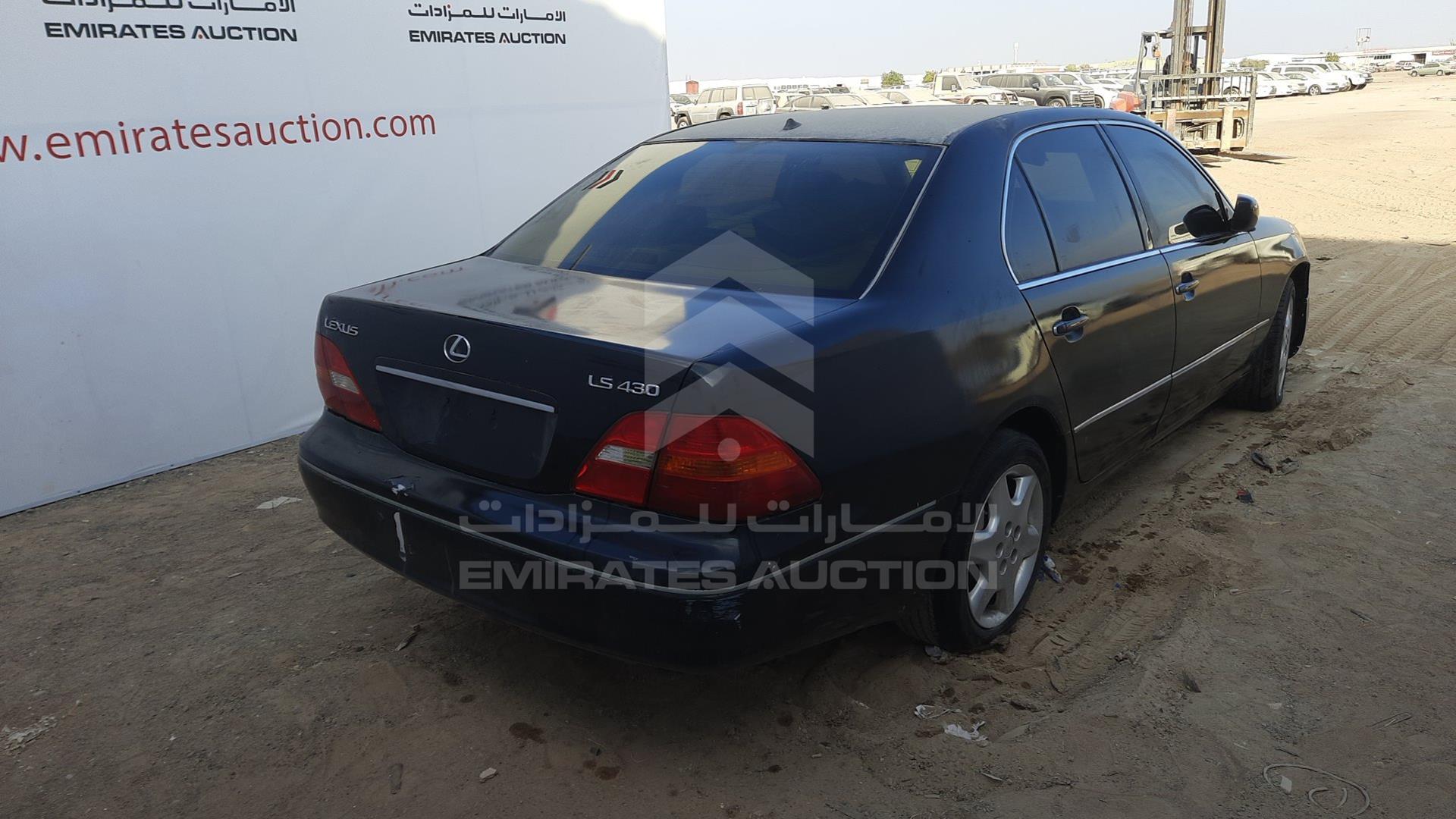 2001 LEXUS LS 430 VIN: JTHBN30FX10045687