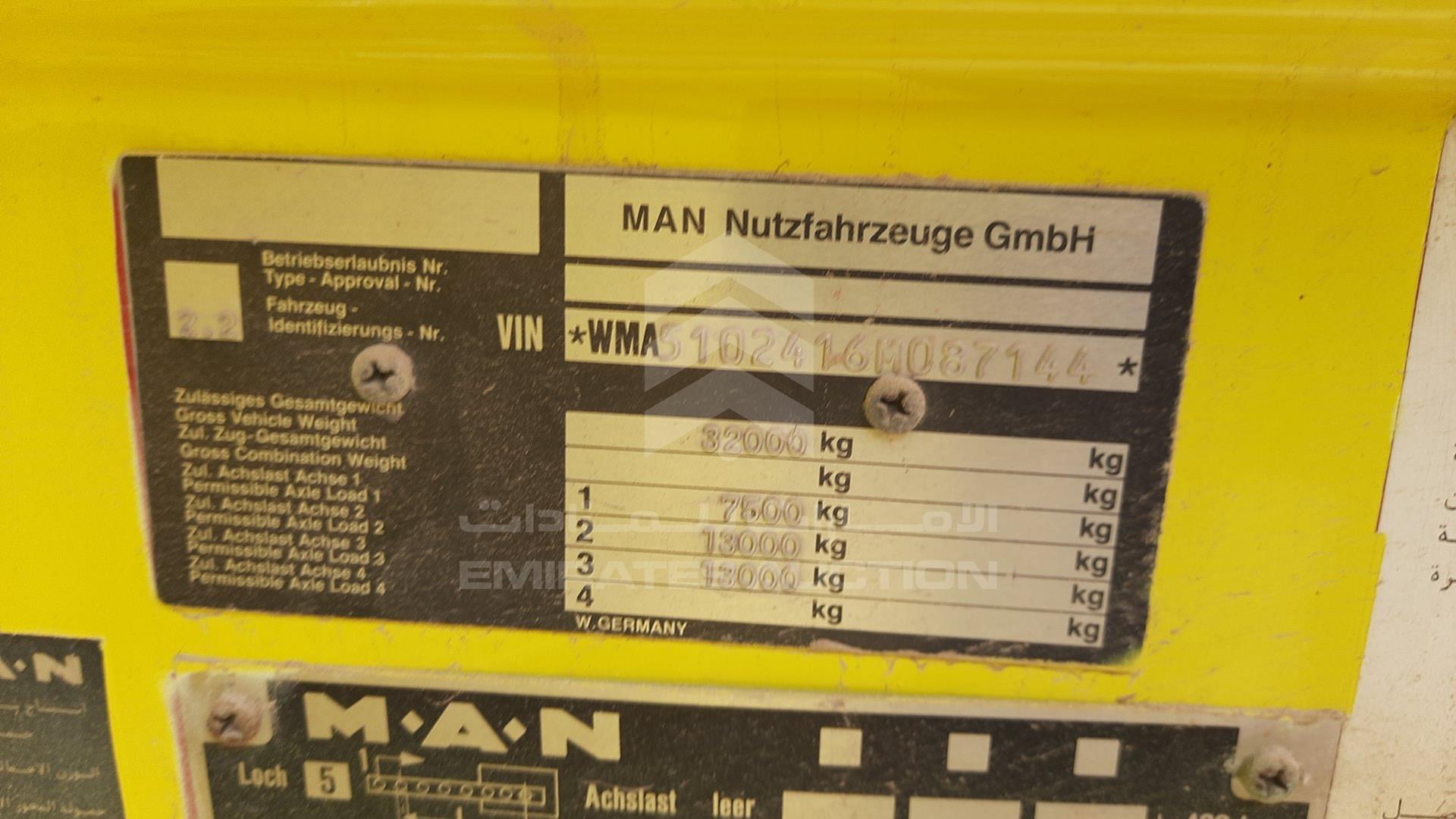 0 MAN --- VIN: WMA5102416M087144