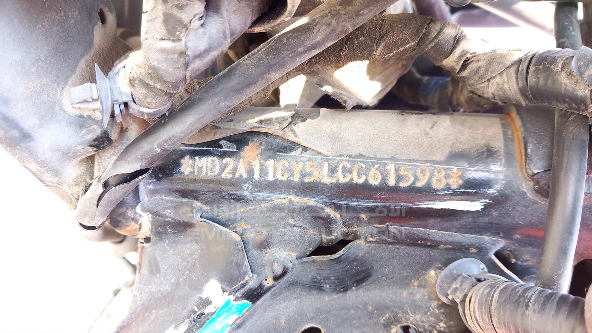 2020 BAJAJ 150 CC VIN: MD2A11CY5LCC61598