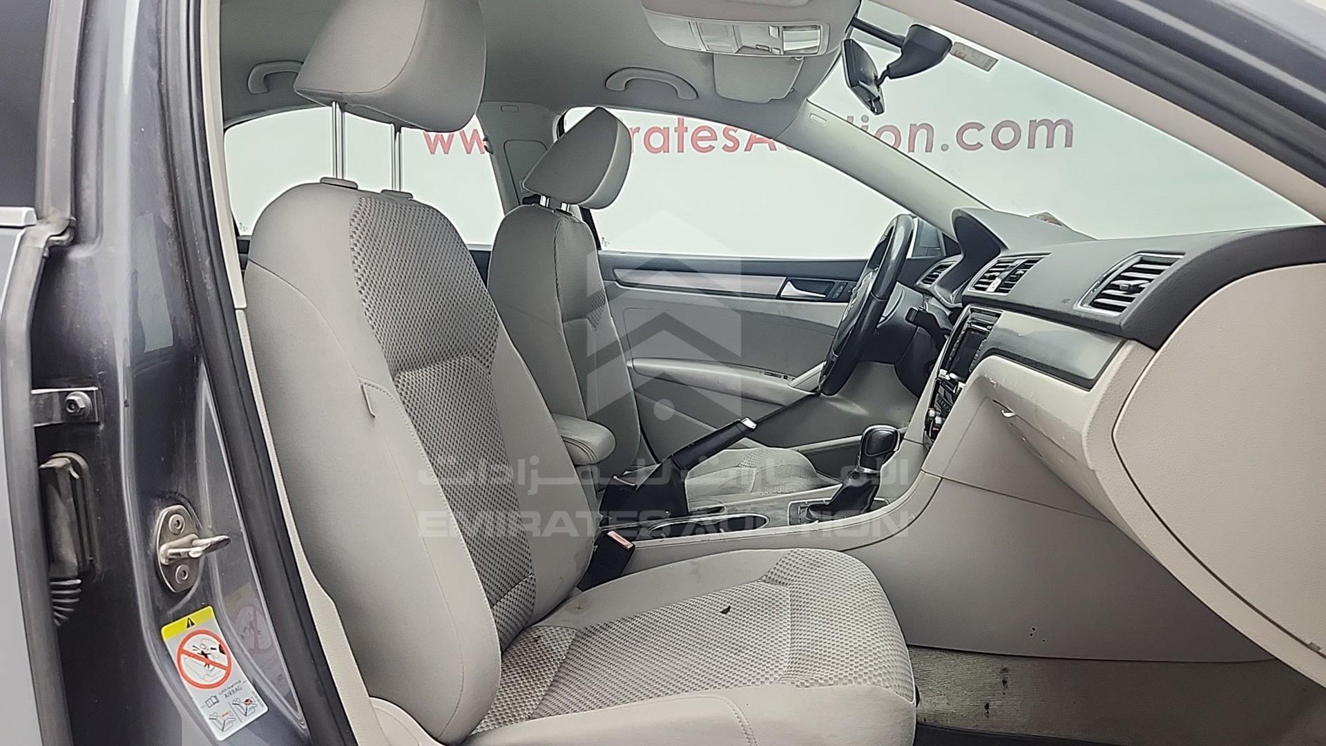 2015 VOLKSWAGEN PASSAT VIN: WVWBR7A3XFC061072