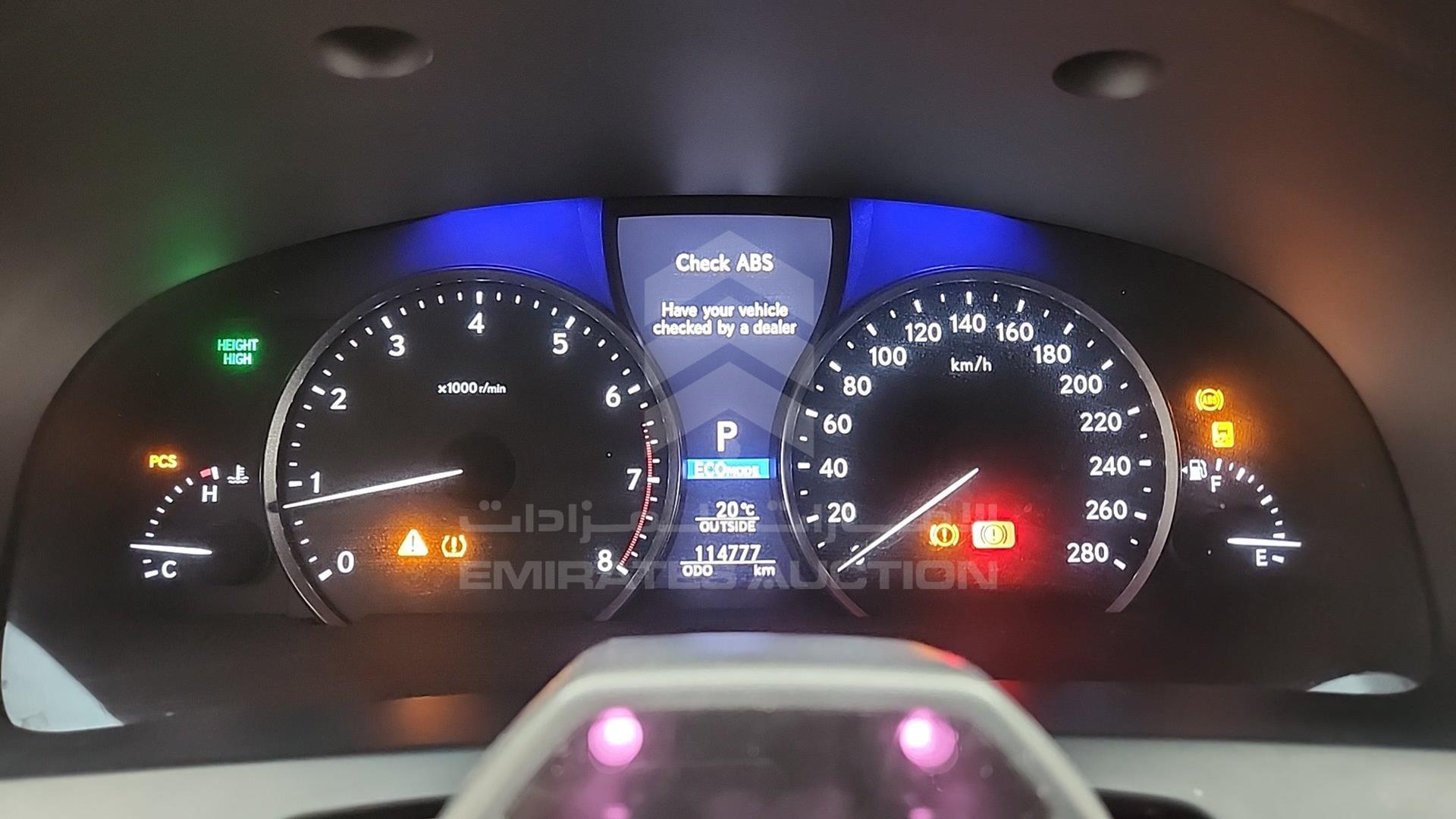 2014 LEXUS LS 460 L VIN: JTHGL46F8E5050906