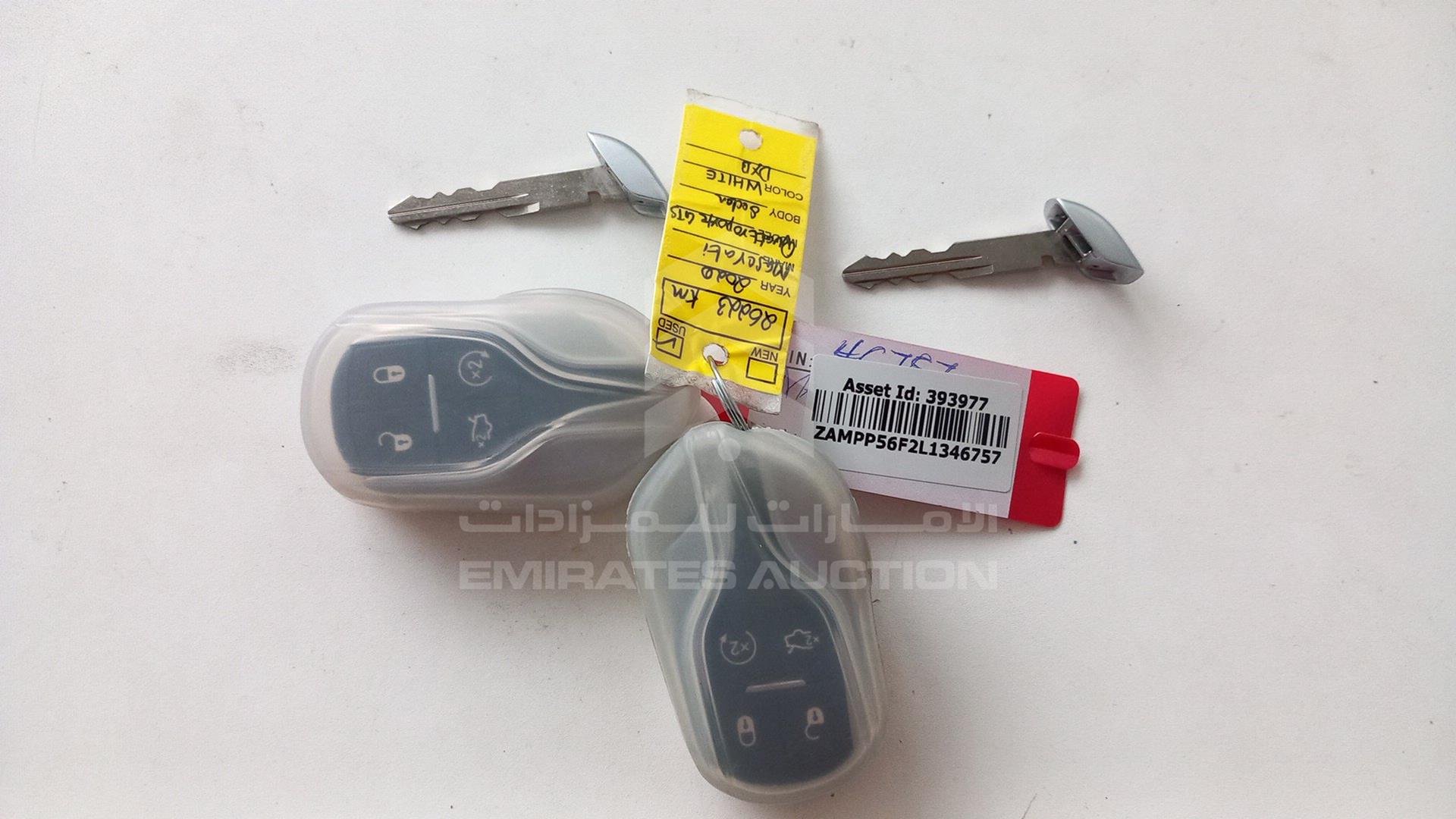 2020 MASERATI QUATTROPORTE VIN: ZAMPP56F2L1346757