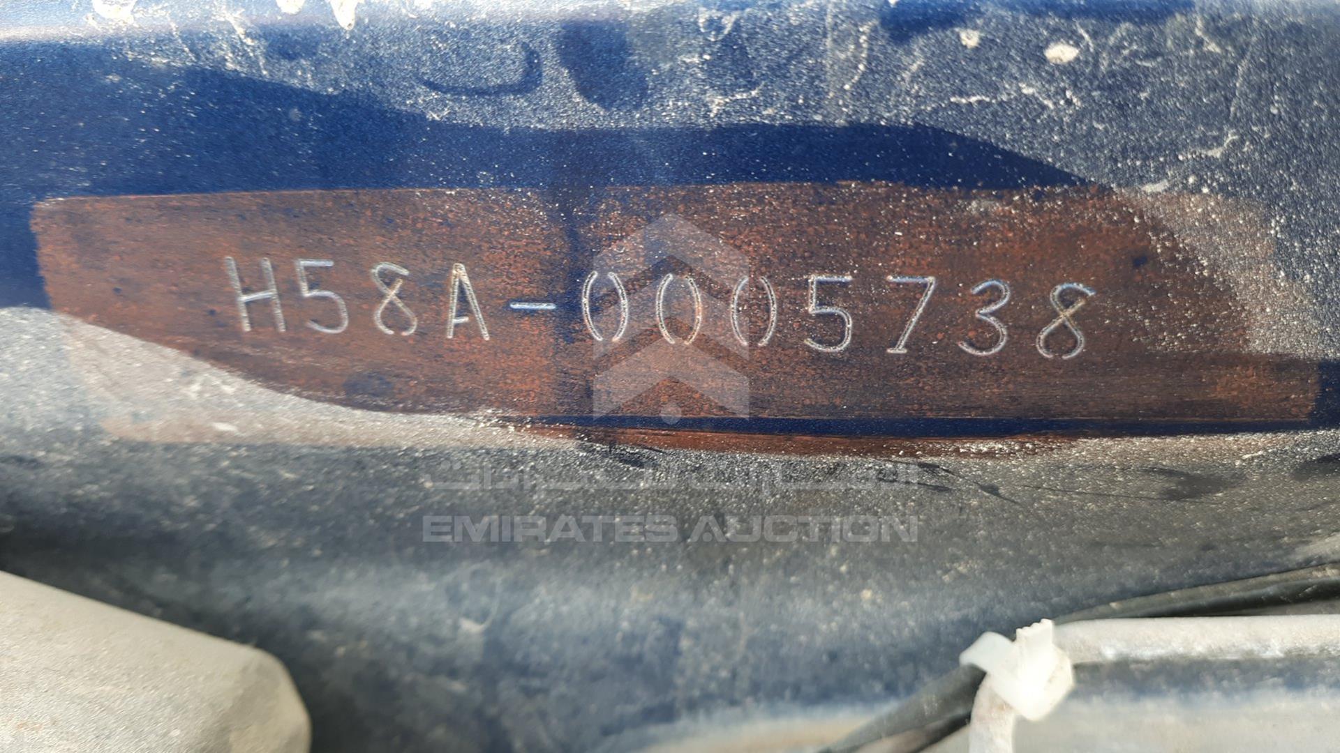 0 MITSUBISHI PAJERO MINI VIN: H58A0005738