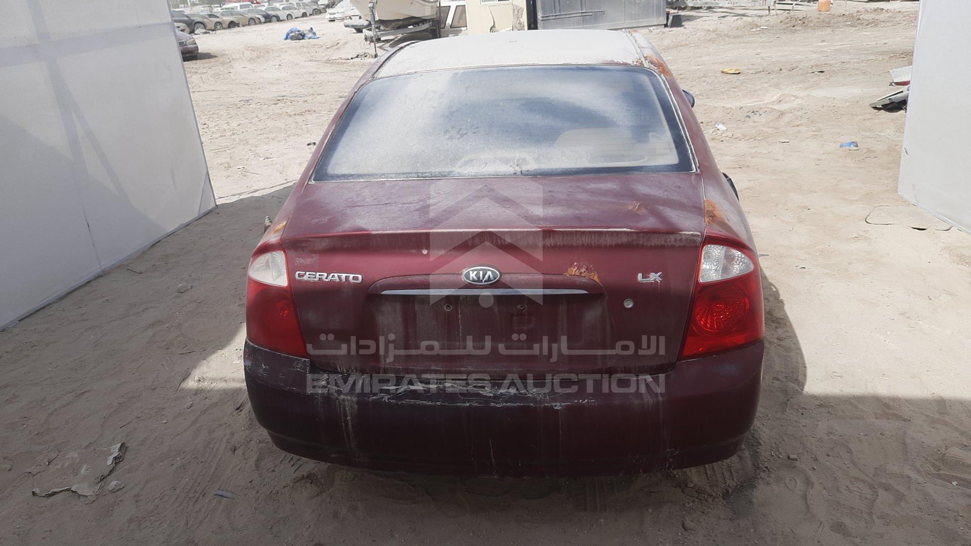 2004 KIA CERATO VIN: KNAFE223545028428