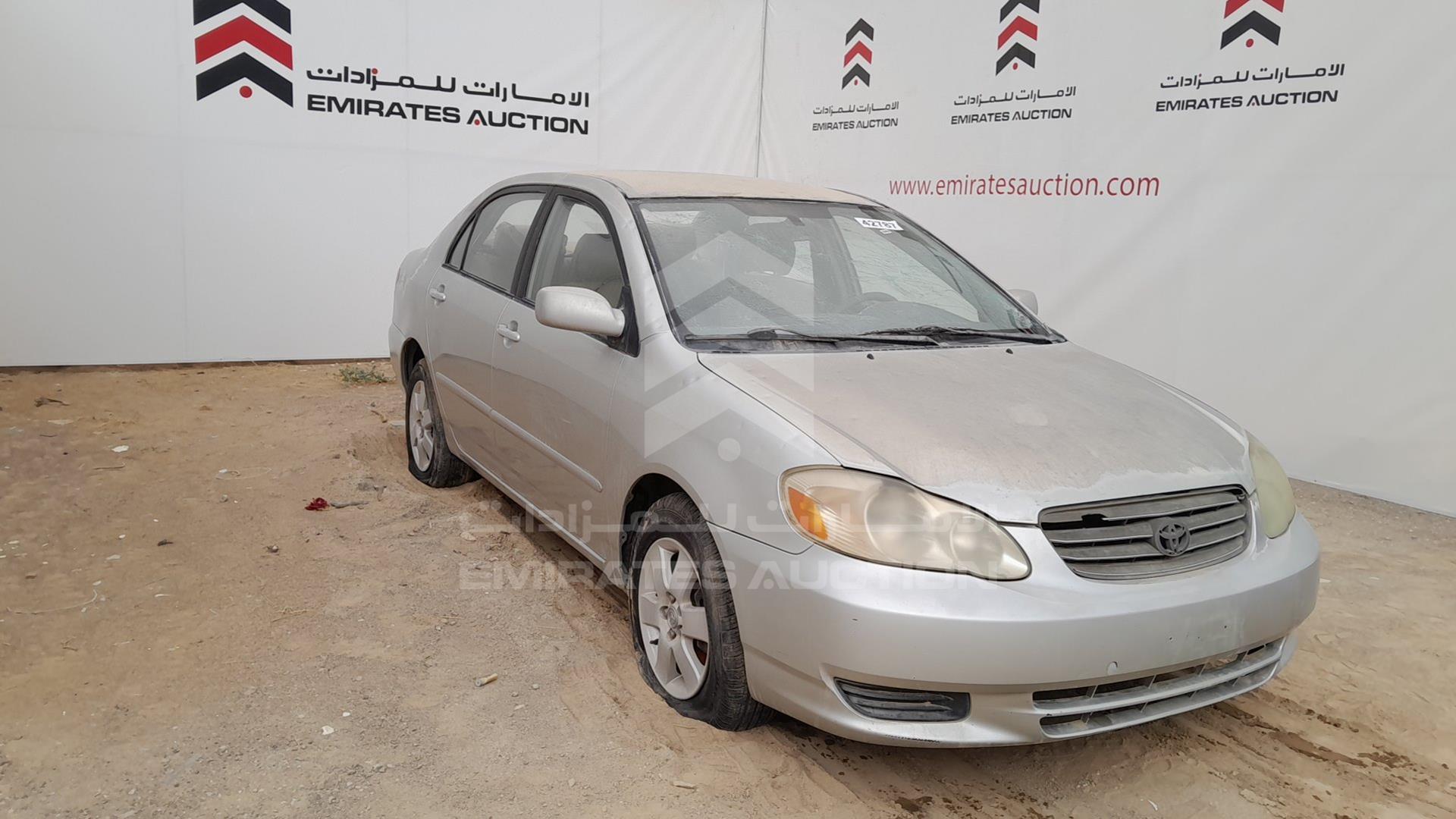 2004 TOYOTA COROLLA VIN: JTDBR38E542030881