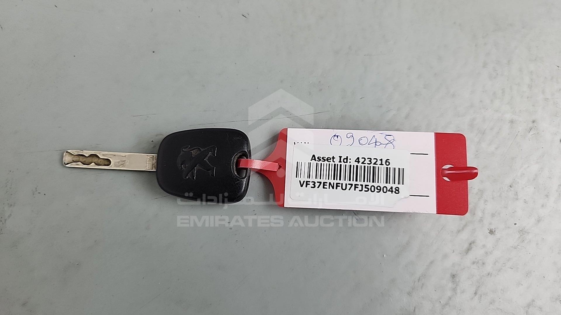 2015 PEUGEOT PARTNER VIN: VF37ENFU7FJ509048