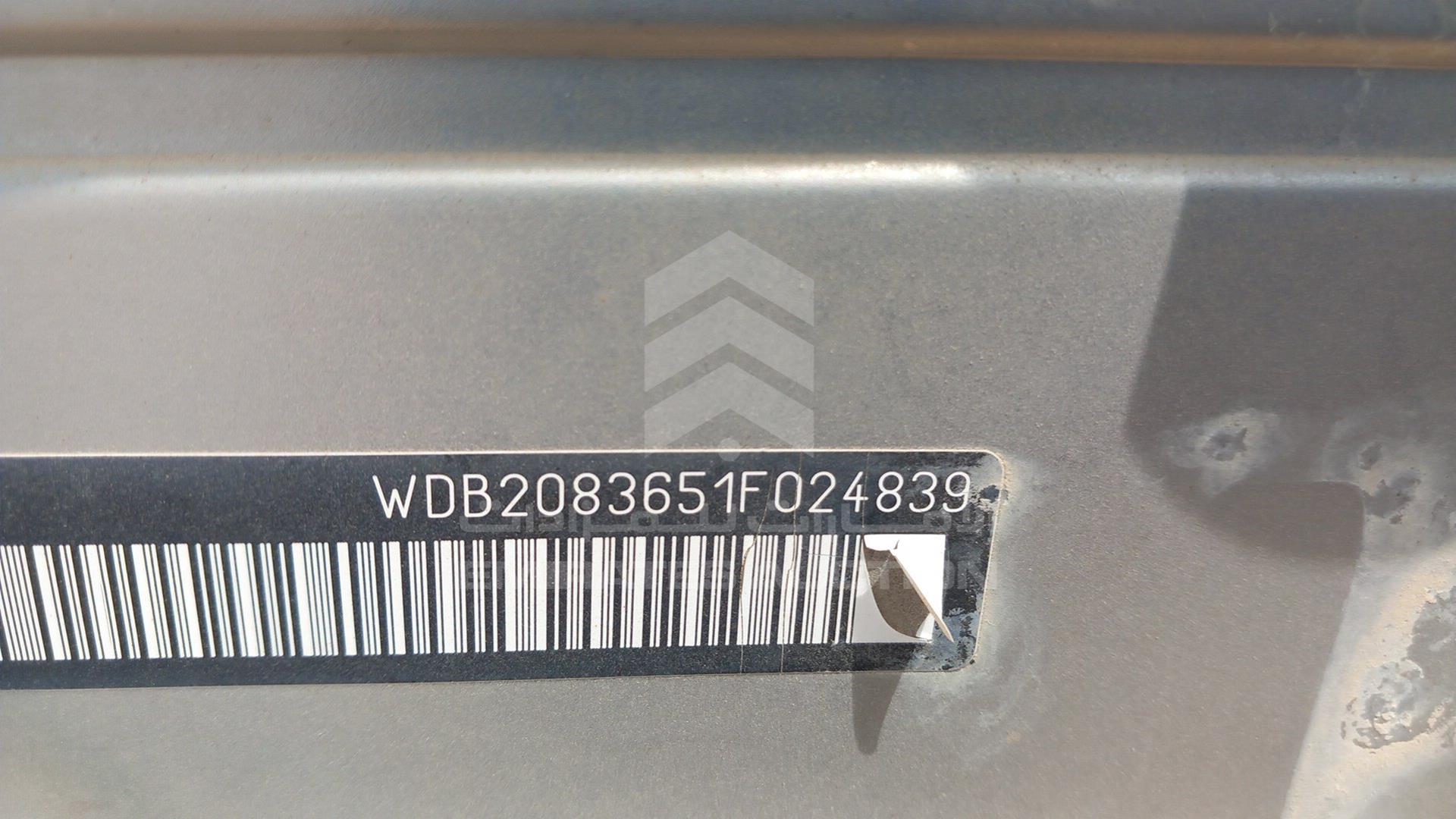 0 MERCEDES --- VIN: WDB2083651F024839