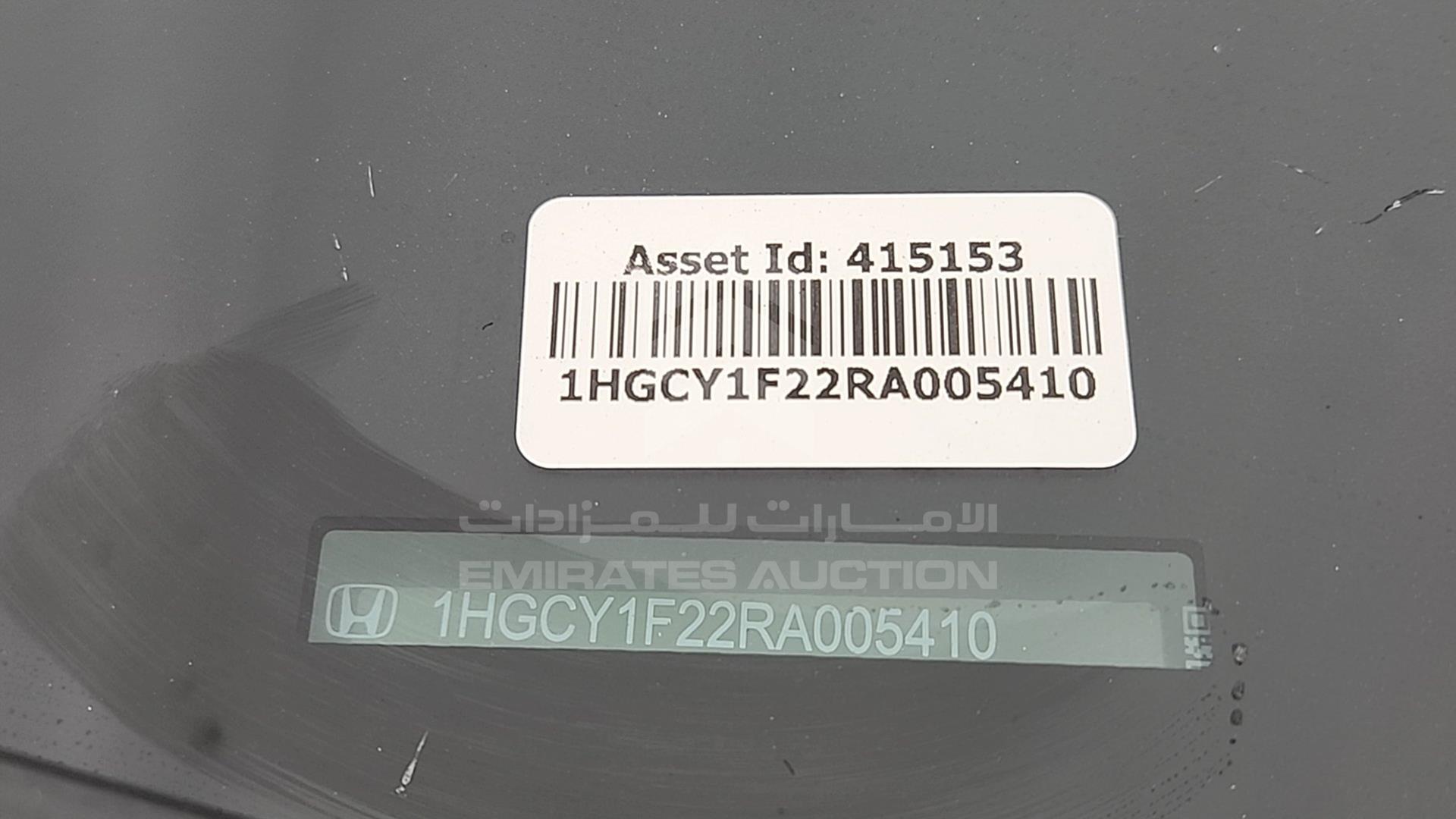 2024 HONDA ACCORD VIN: 1HGCY1F22RA005410