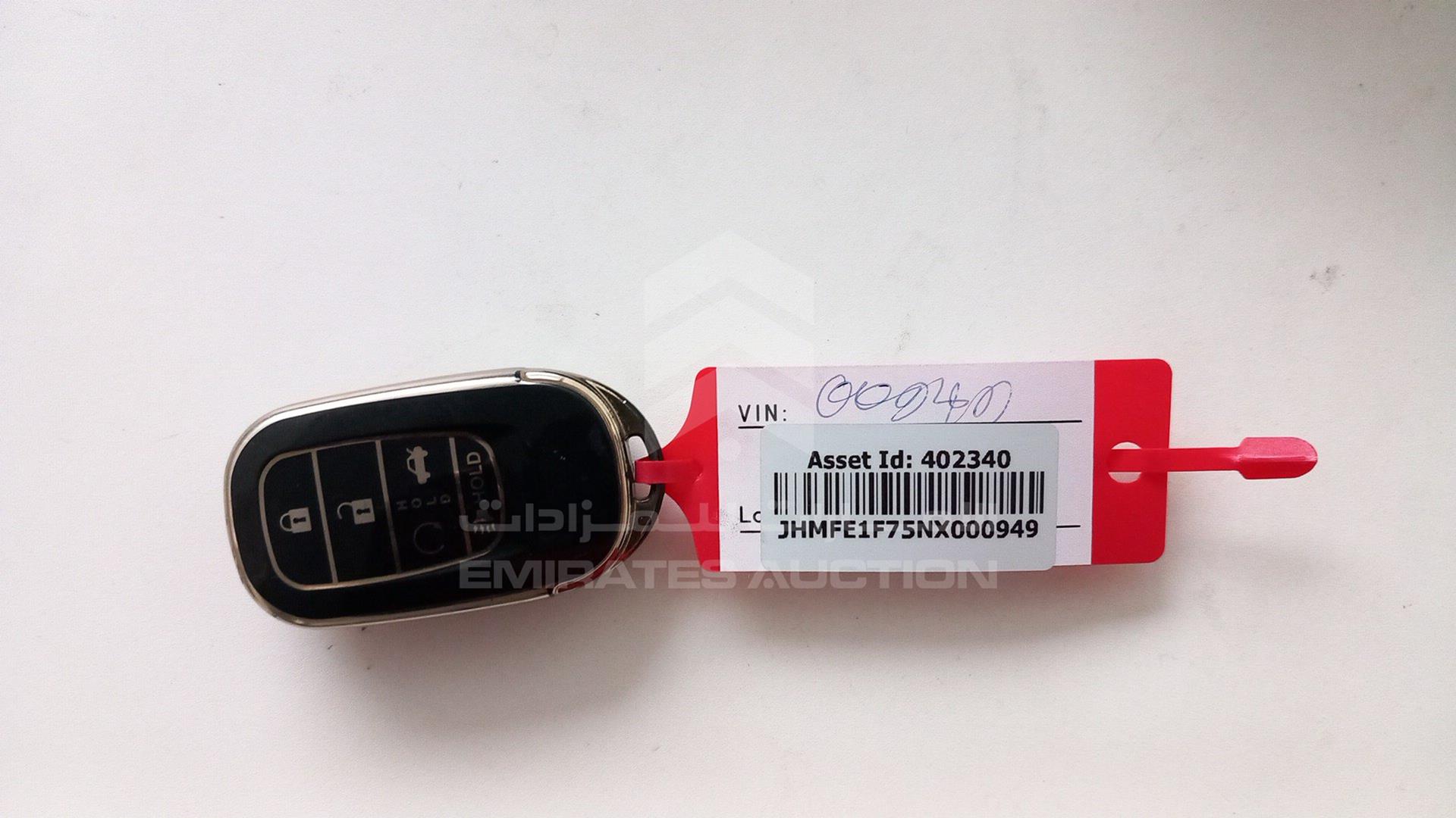 2022 HONDA CIVIC VIN: JHMFE1F75NX000949