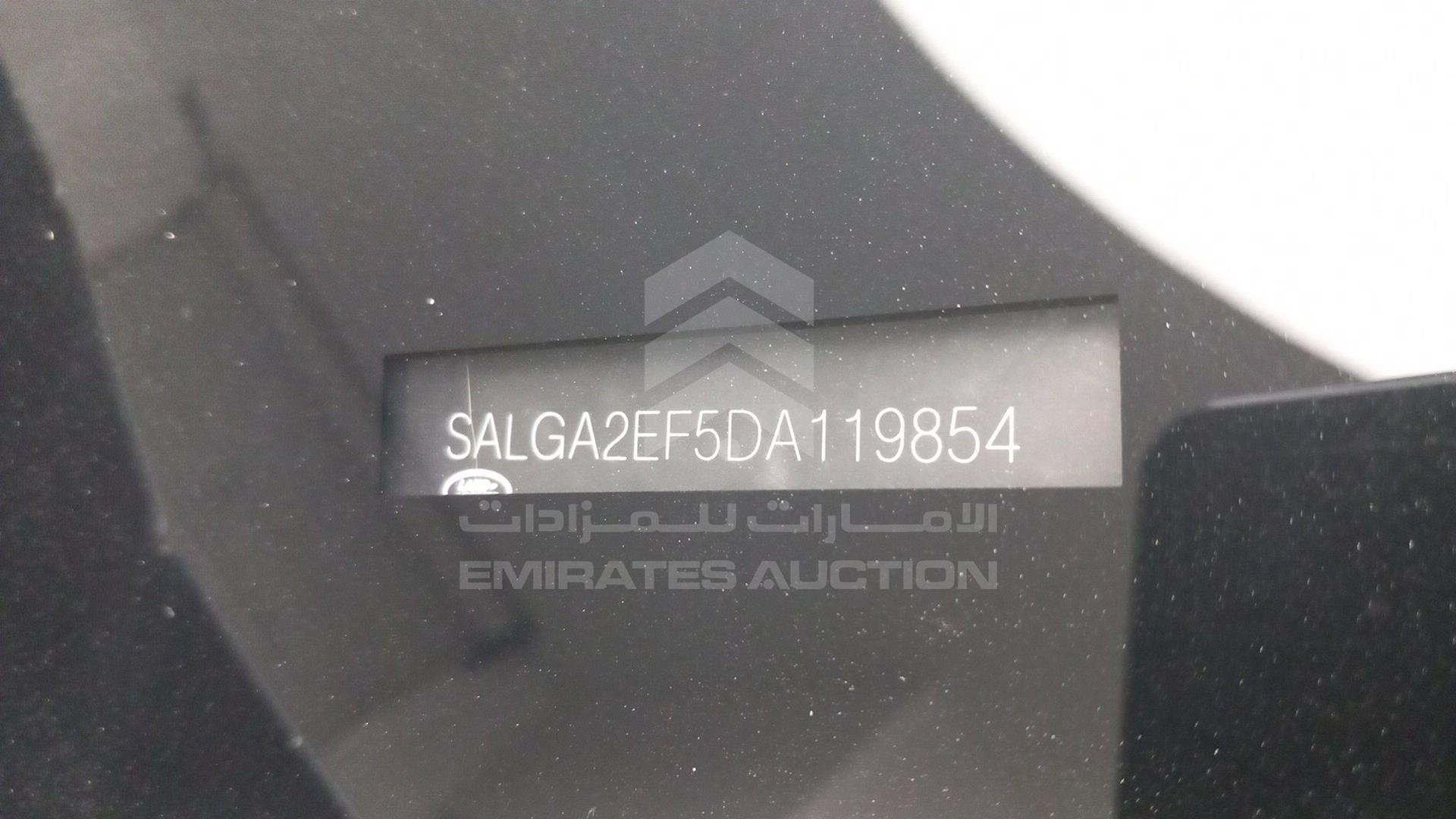 2013 RANGE ROVER VOGUE VIN: SALGA2EF5DA119854