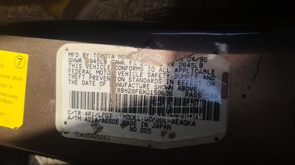 Lexus LS400 1999 JT8BH28F6X0159636 Image 30
