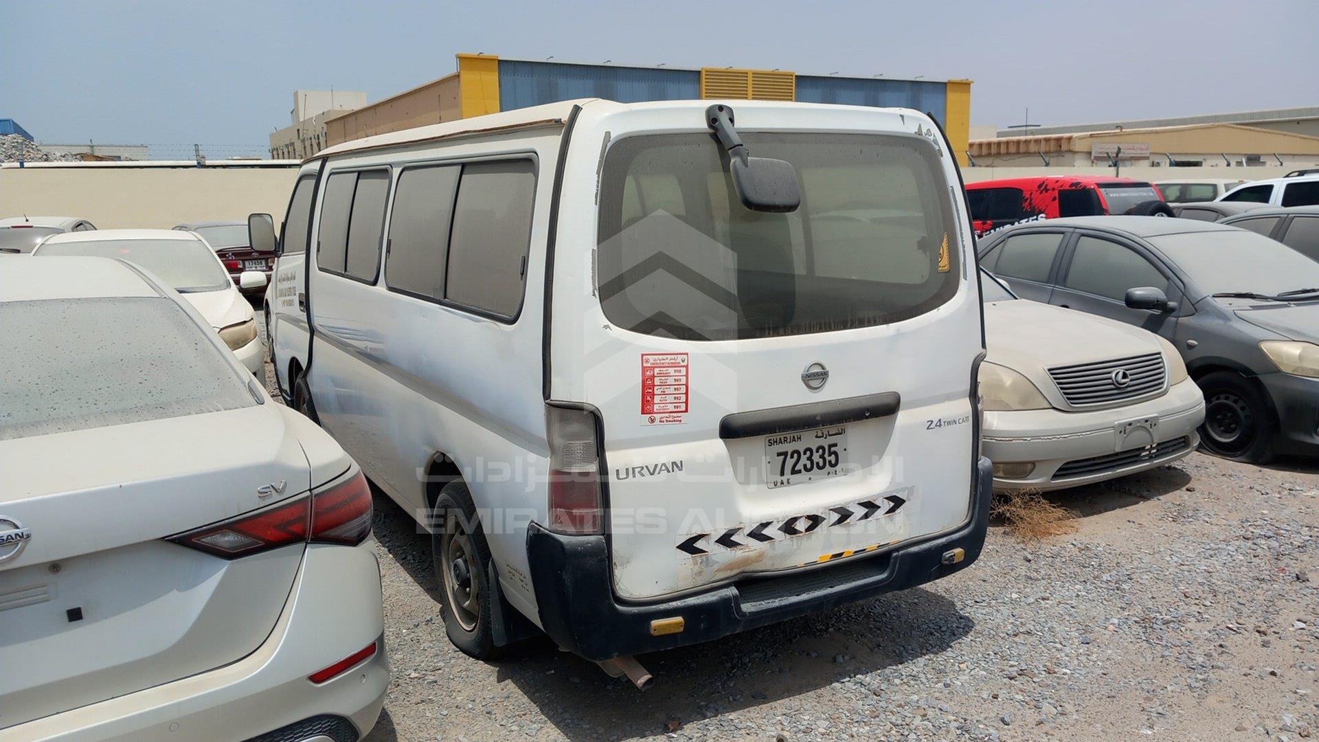 2005 NISSAN URVAN VIN: JN6FE54S95X417956