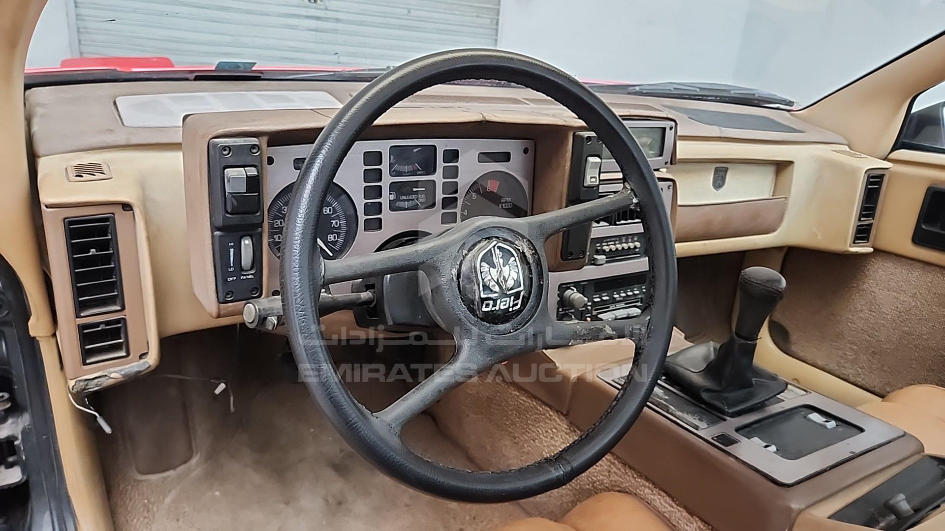 1986 PONTIAC FIERO VIN: 1G2PF3798GP211097
