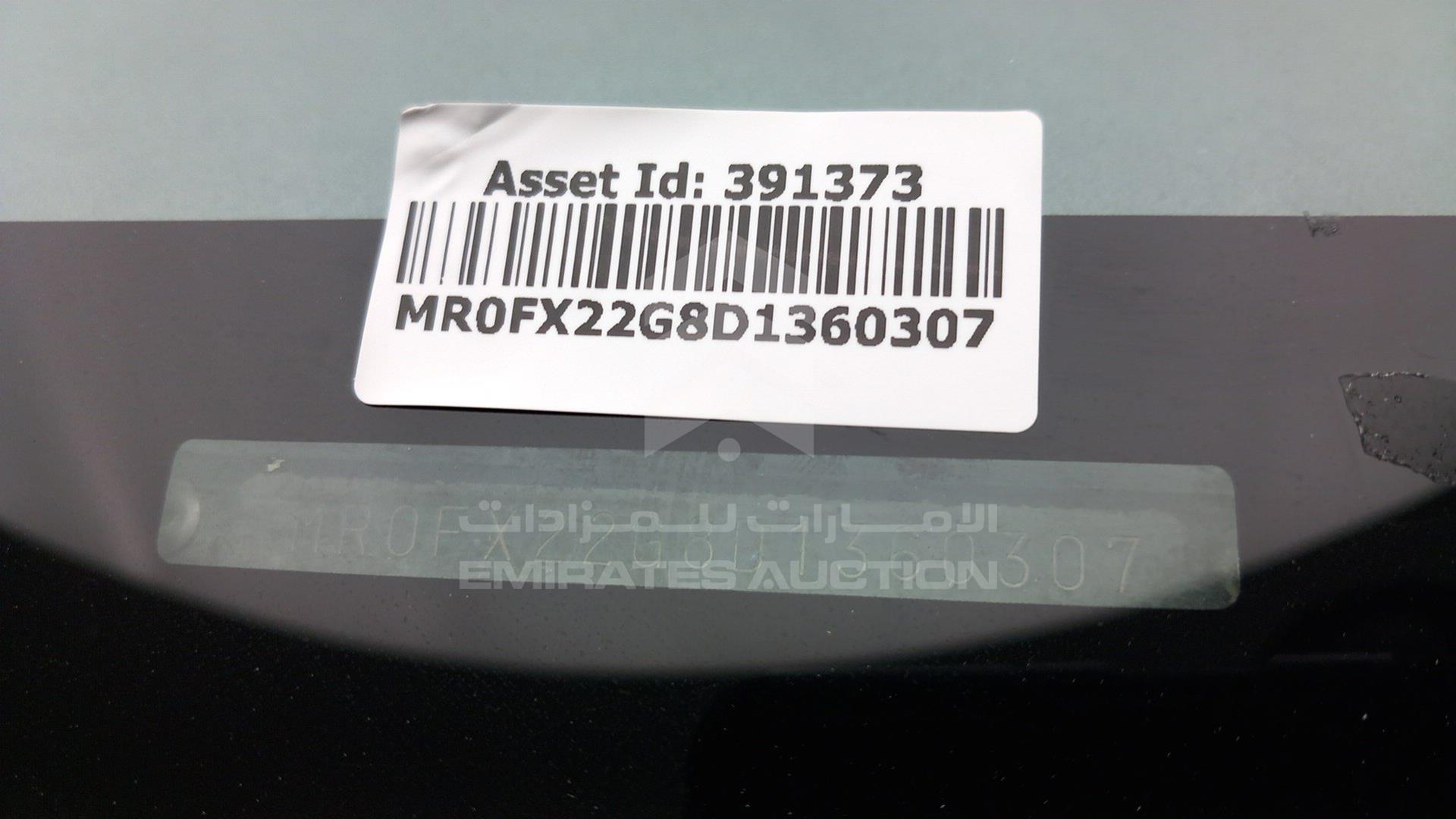 2013 TOYOTA HILUX VIN: MR0FX22G8D1360307