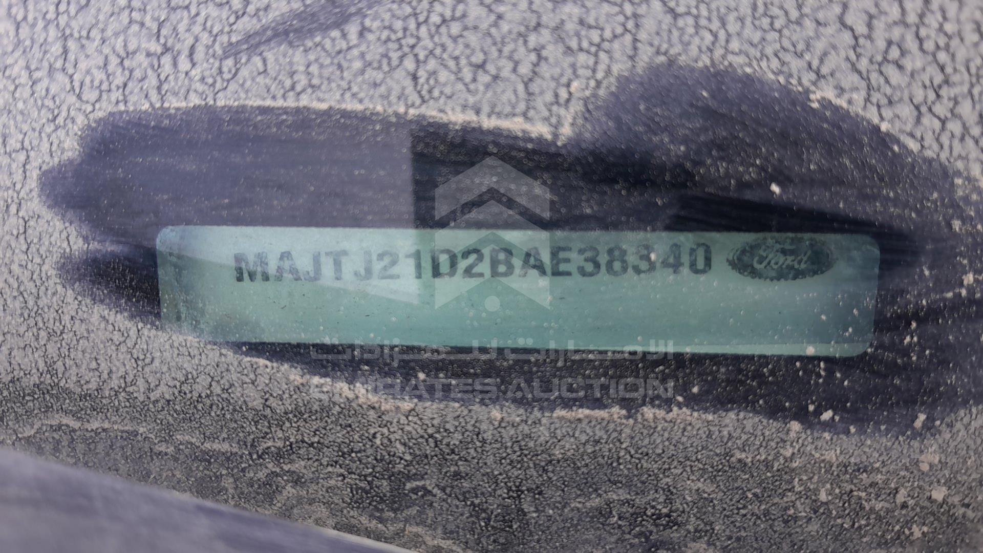 2011 FORD FIGO VIN: MAJTJ21D2BAE38340