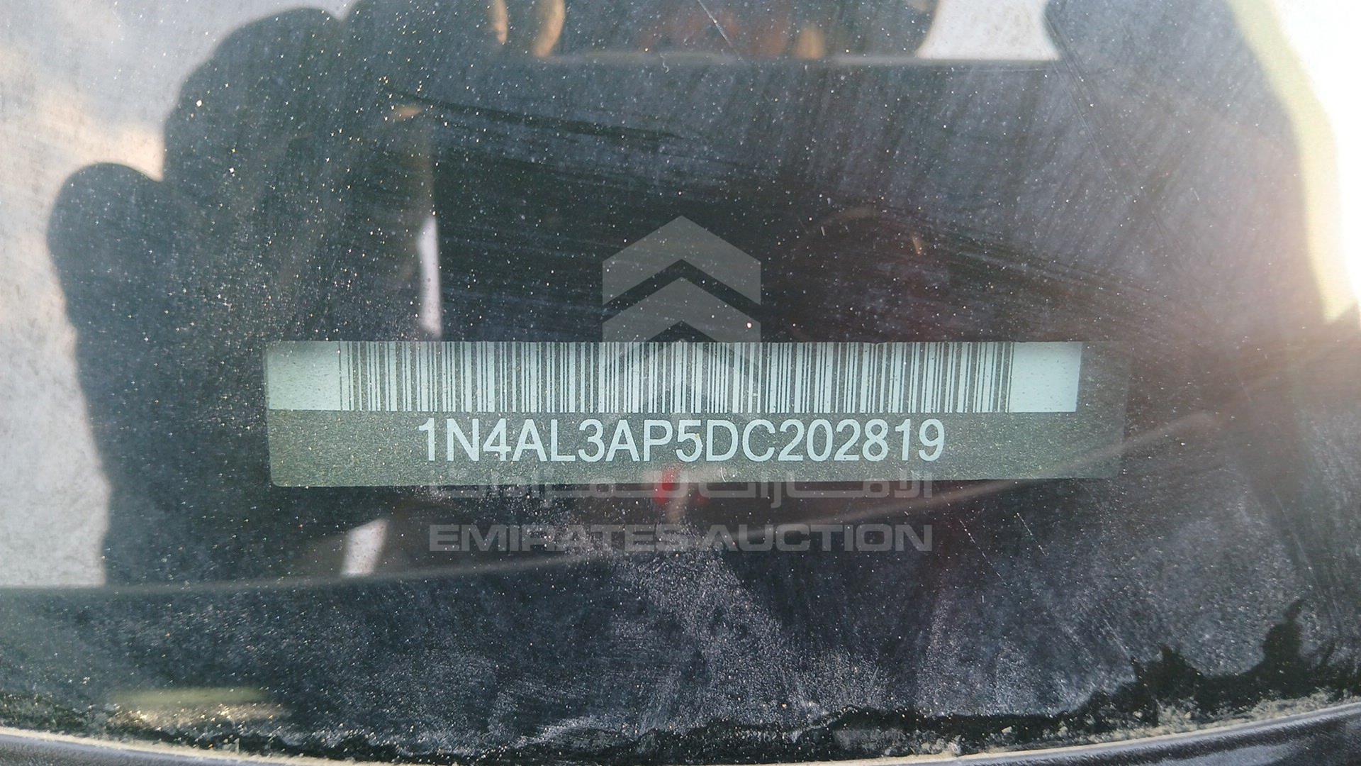 2013 NISSAN ALTIMA VIN: 1N4AL3AP5DC202819
