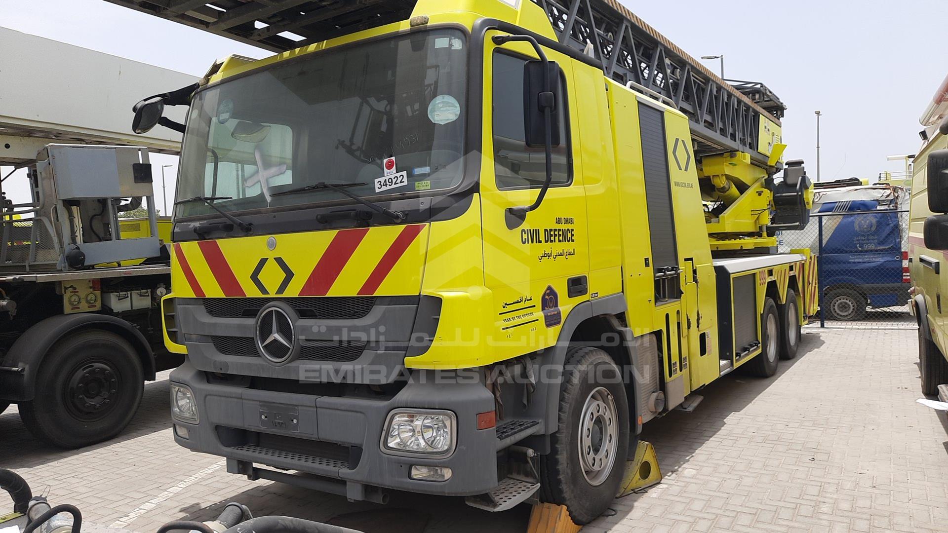 0 MERCEDES FIRE AND RESCUE TRUCK WITH ESCALATOR VIN: WDAKHCAA59L439476