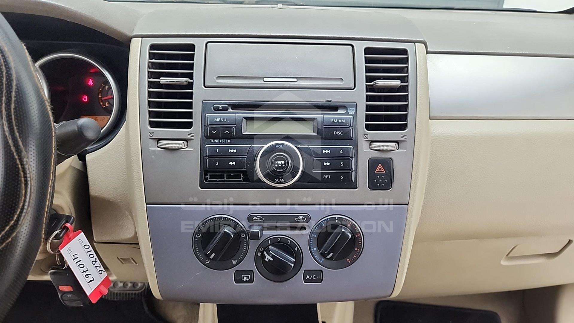 2007 NISSAN TIIDA VIN: JN1CC11C17T010826