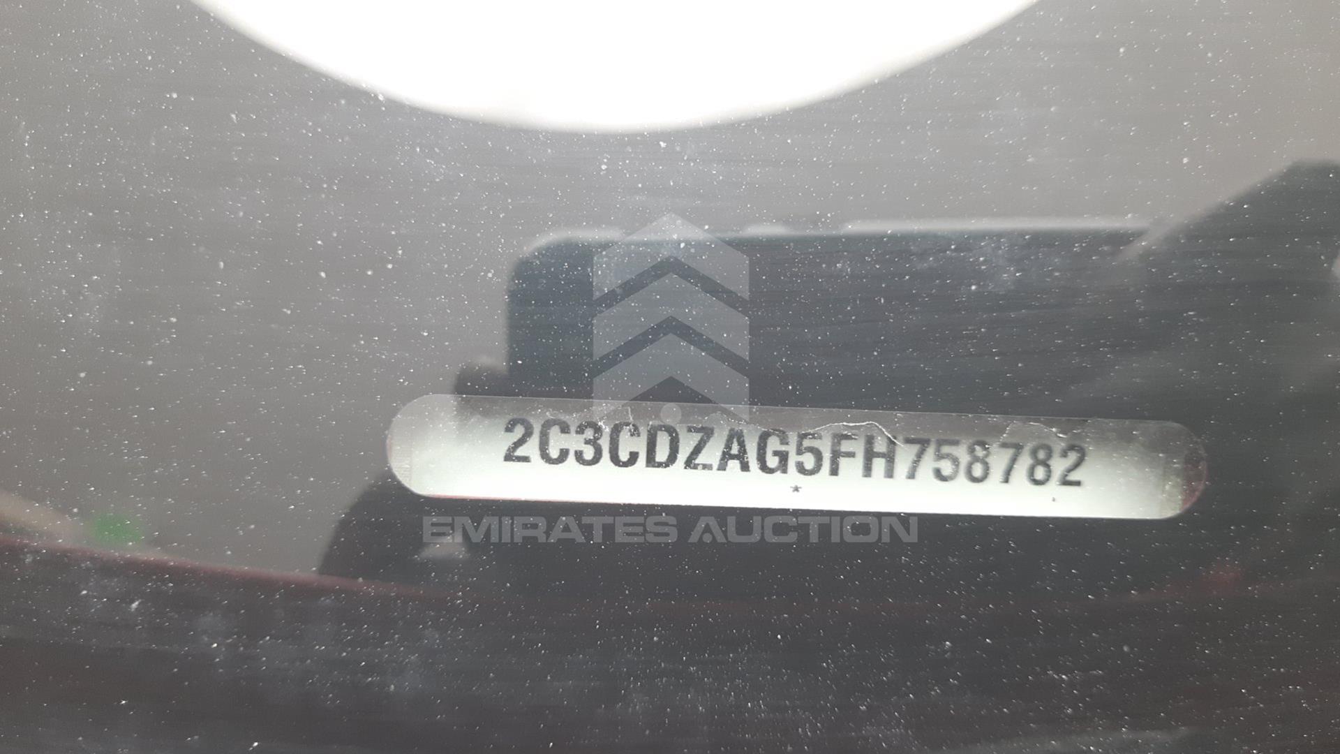 2015 DODGE CHALLENGER VIN: 2C3CDZAG5FH758782