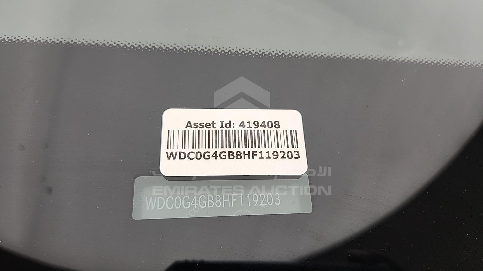2017 MERCEDES GLC 250 VIN: WDC0G4GB8HF119203