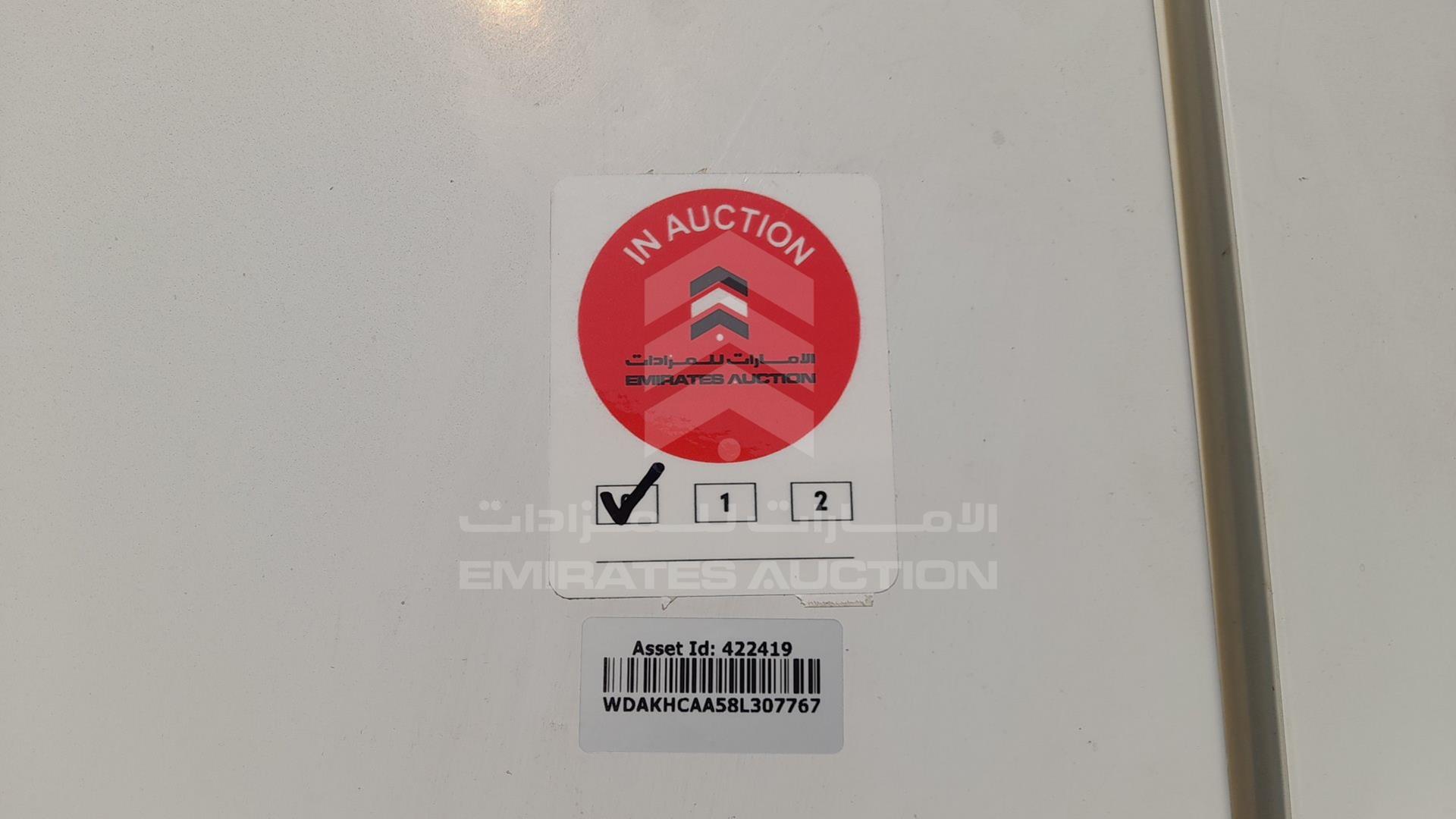 2008 MERCEDES ACTROS VIN: WDAKHCAA58L307767