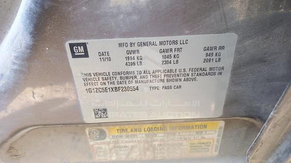 Chevrolet MALIBU 2011 1G1ZC5E1XBF230554 Image 2