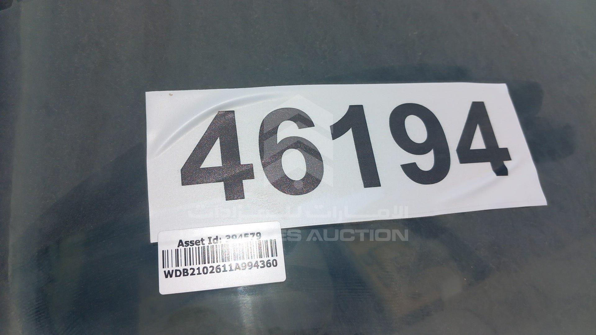 0 MERCEDES --- VIN: WDB2102611A994360