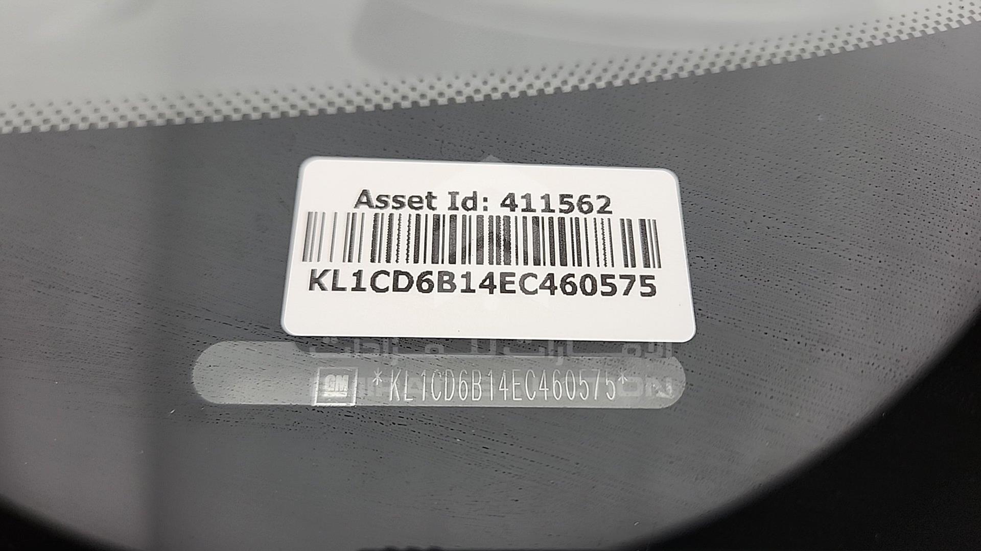 2014 CHEVROLET SPARK VIN: KL1CD6B14EC460575