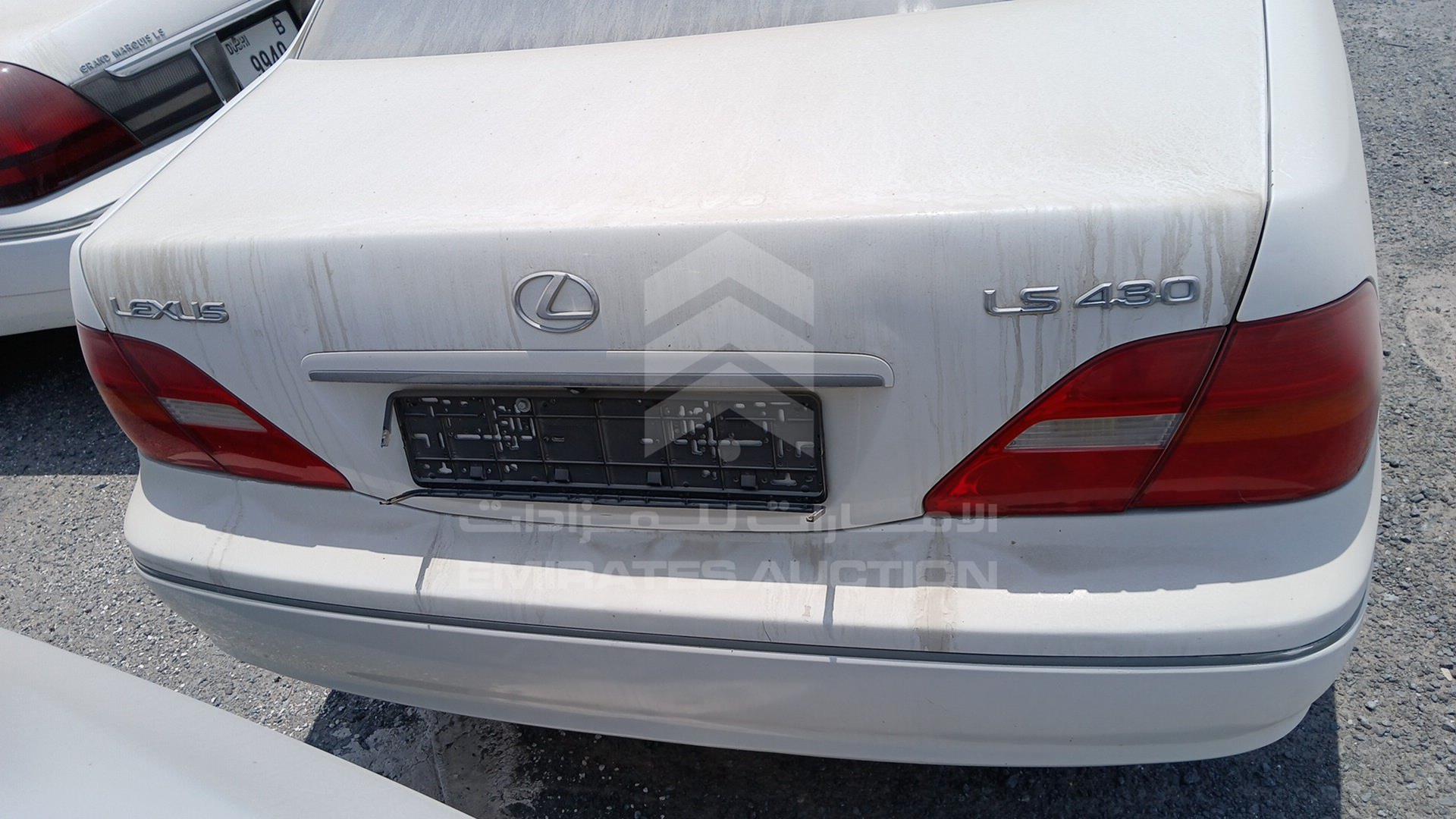2001 LEXUS LS 430 VIN: JTHBN30F210016992