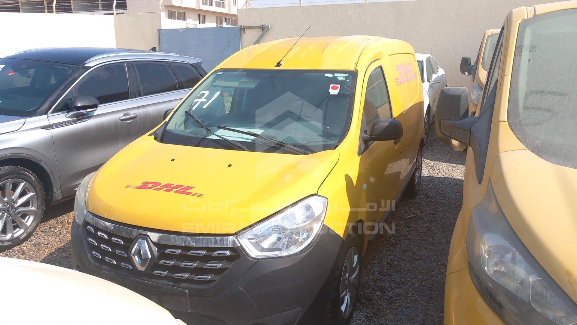 2020 RENAULT DOKKER VIN: VF18SRB4XLG554562