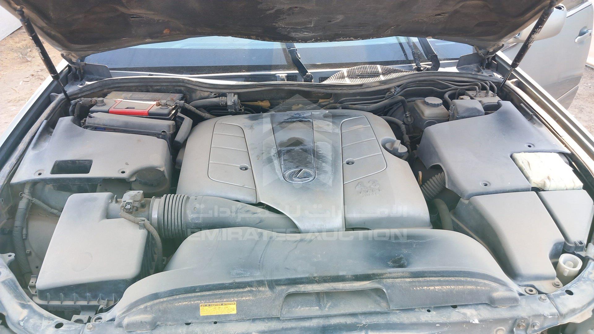 2001 LEXUS LS 430 VIN: JTHBN30FX00017337