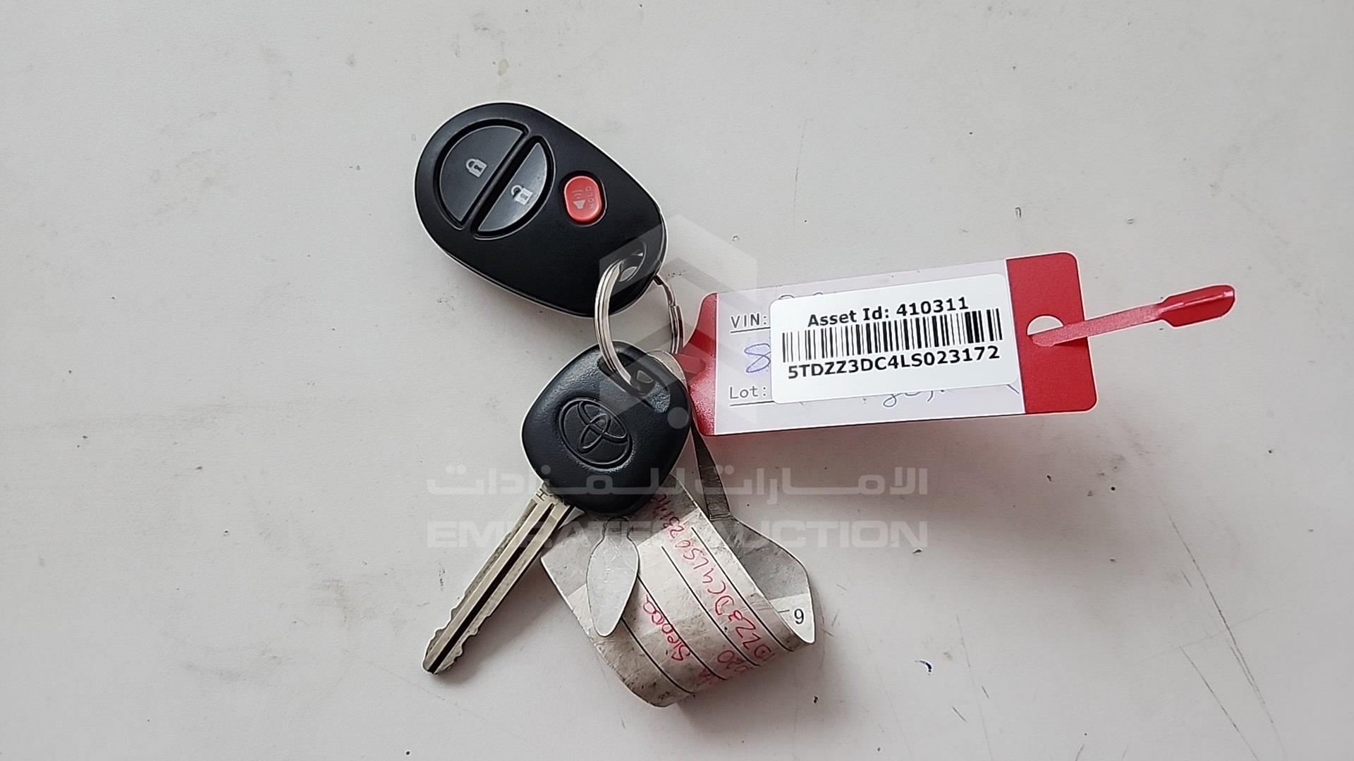 2020 TOYOTA SIENNA VIN: 5TDZZ3DC4LS023172