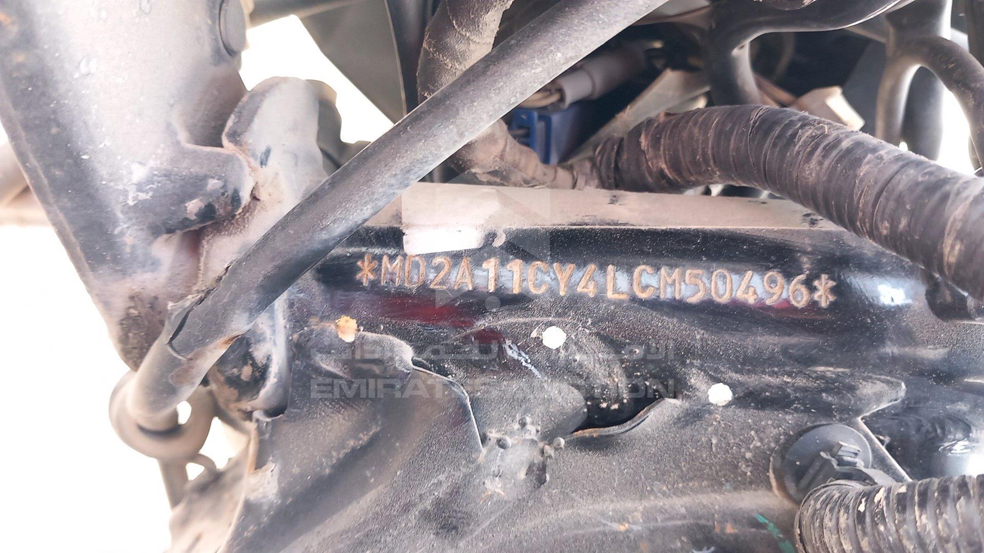 2020 BAJAJ 150 CC VIN: MD2A11CY4LCM50496