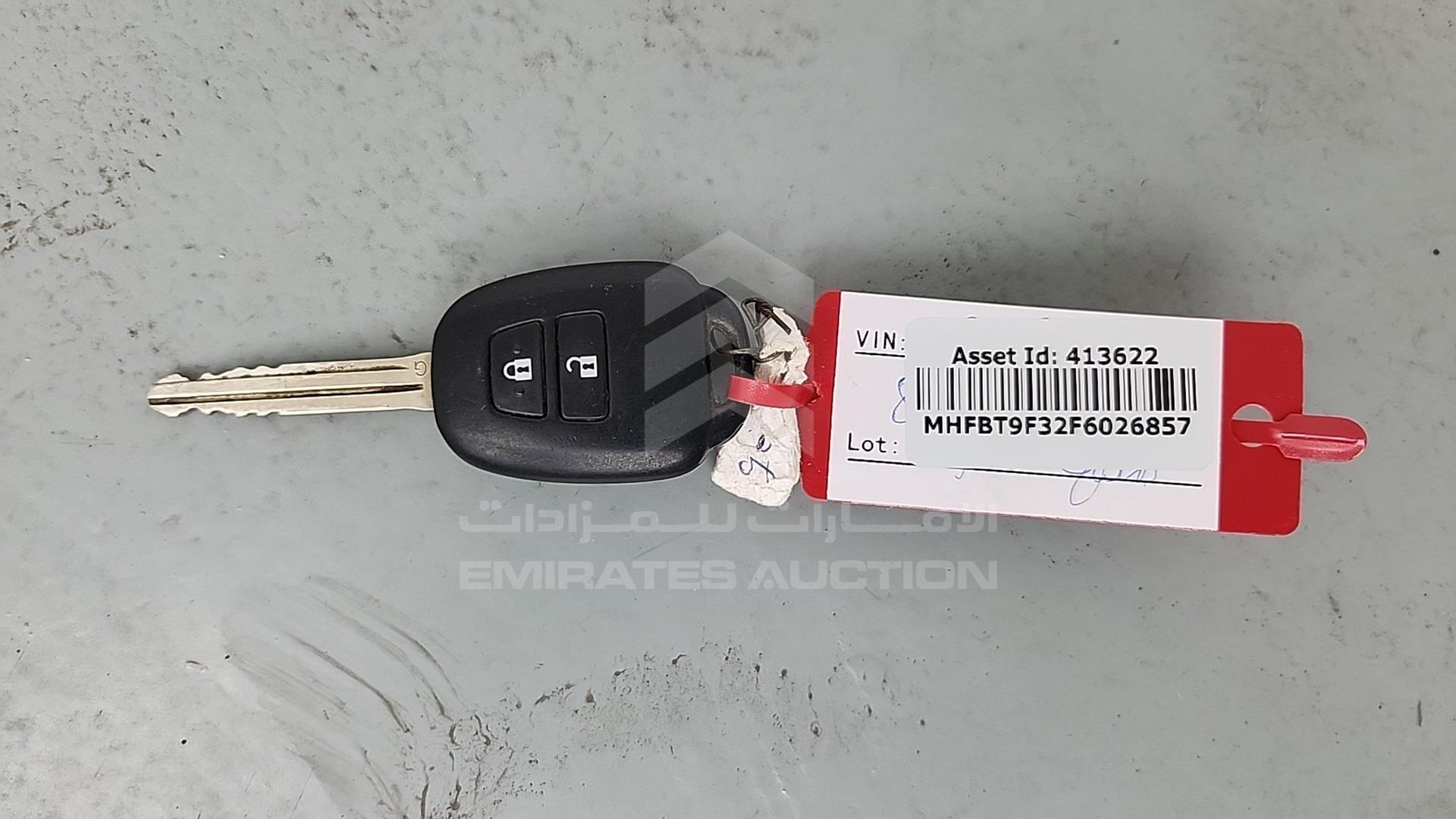 2015 TOYOTA YARIS VIN: MHFBT9F32F6026857