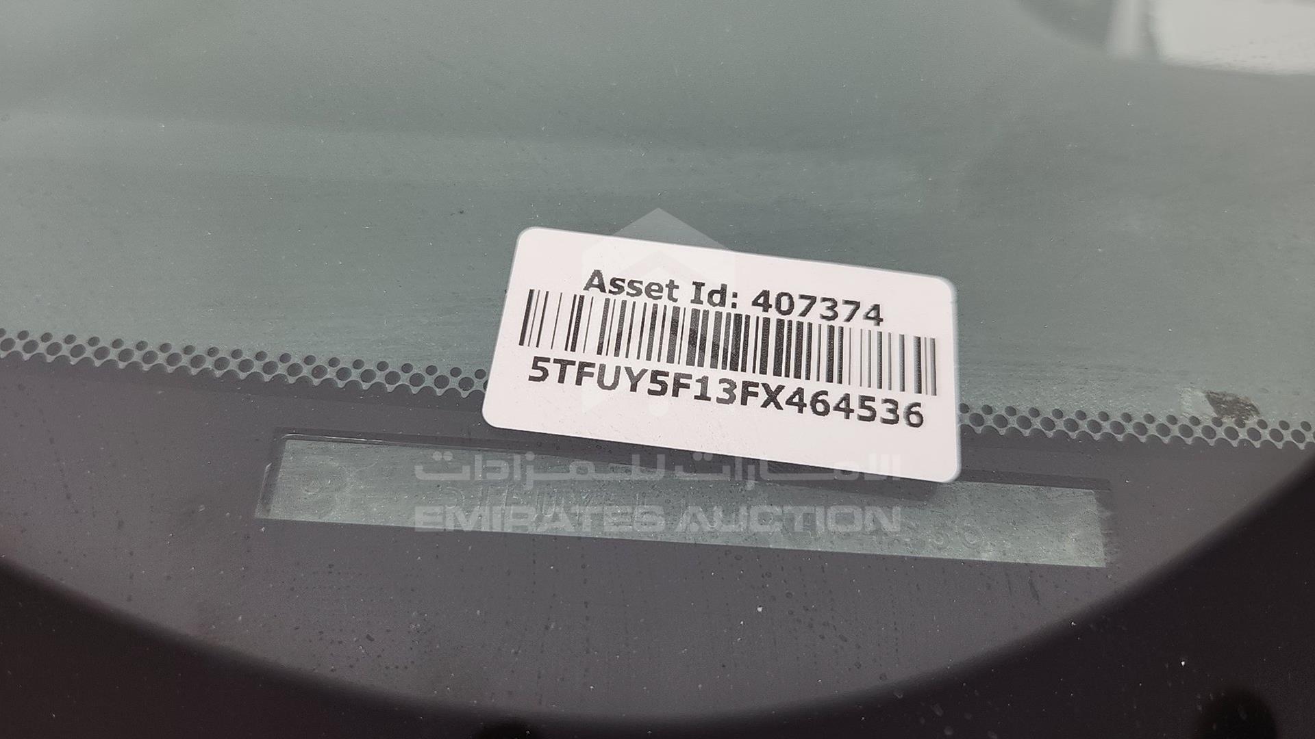 2015 TOYOTA TUNDRA VIN: 5TFUY5F13FX464536