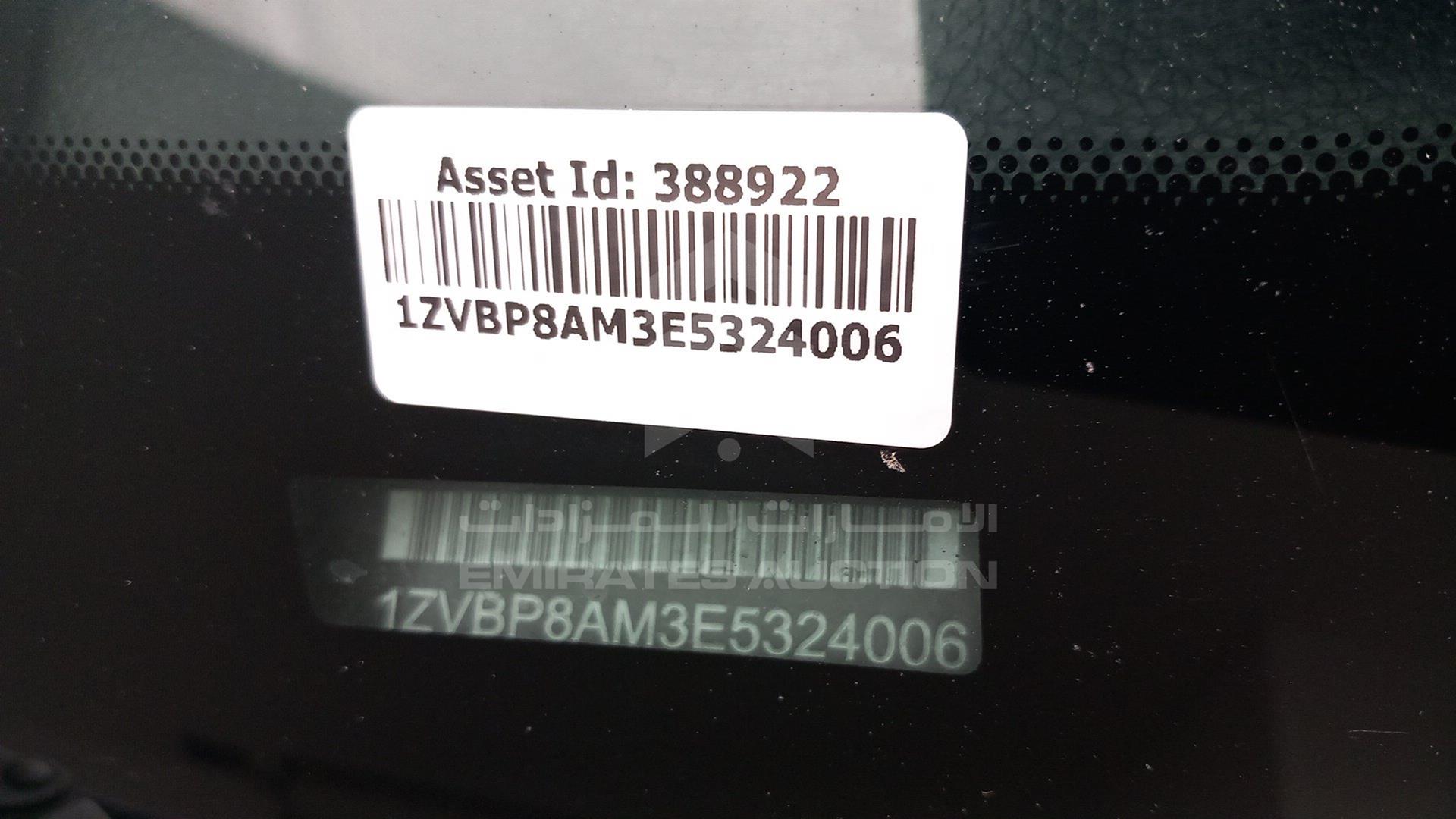 2014 FORD MUSTANG VIN: 1ZVBP8AM3E5324006