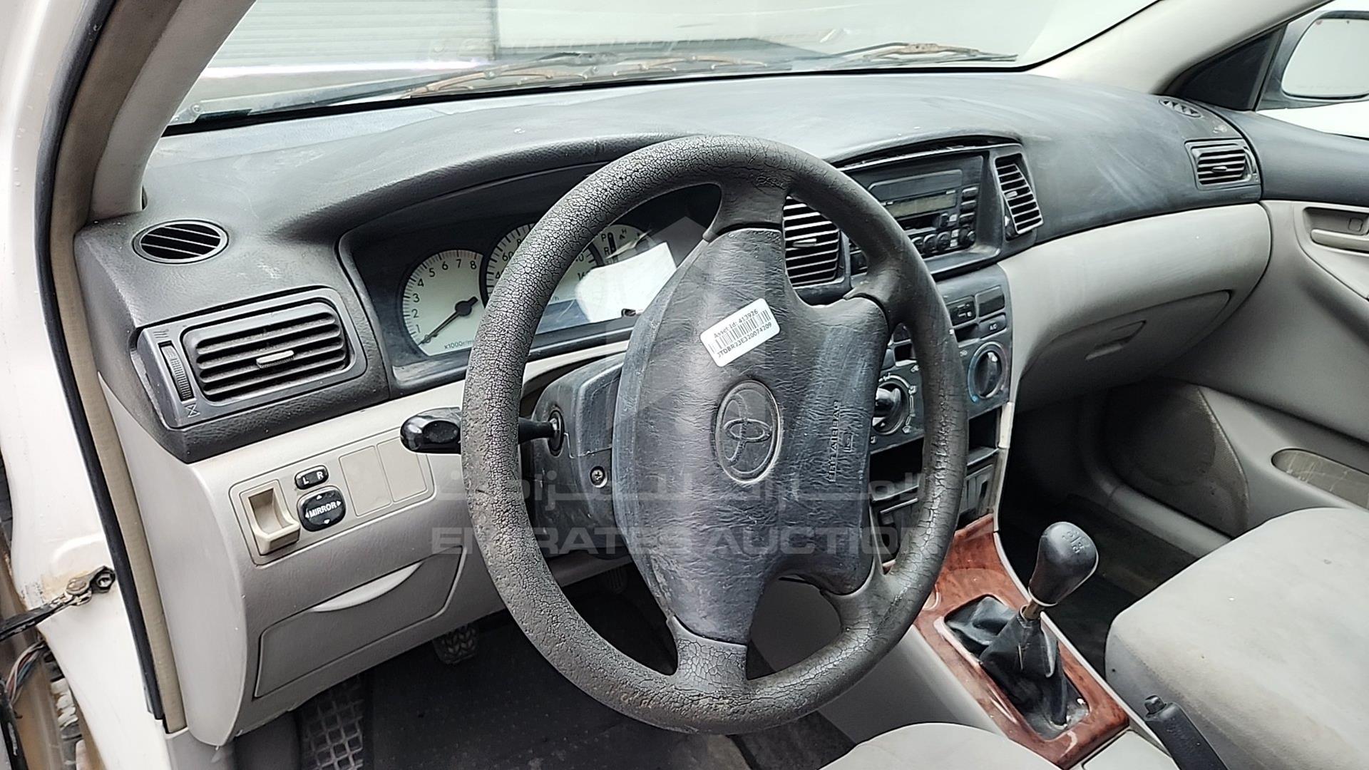 2002 TOYOTA COROLLA VIN: JTDBR23E320074209