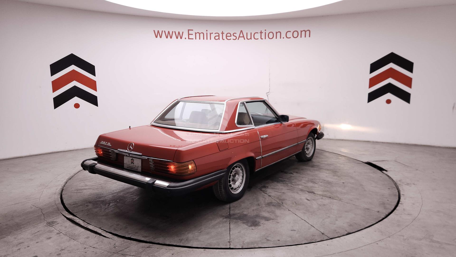 1981 MERCEDES SL 380 VIN: WDBBA45A8BB001658