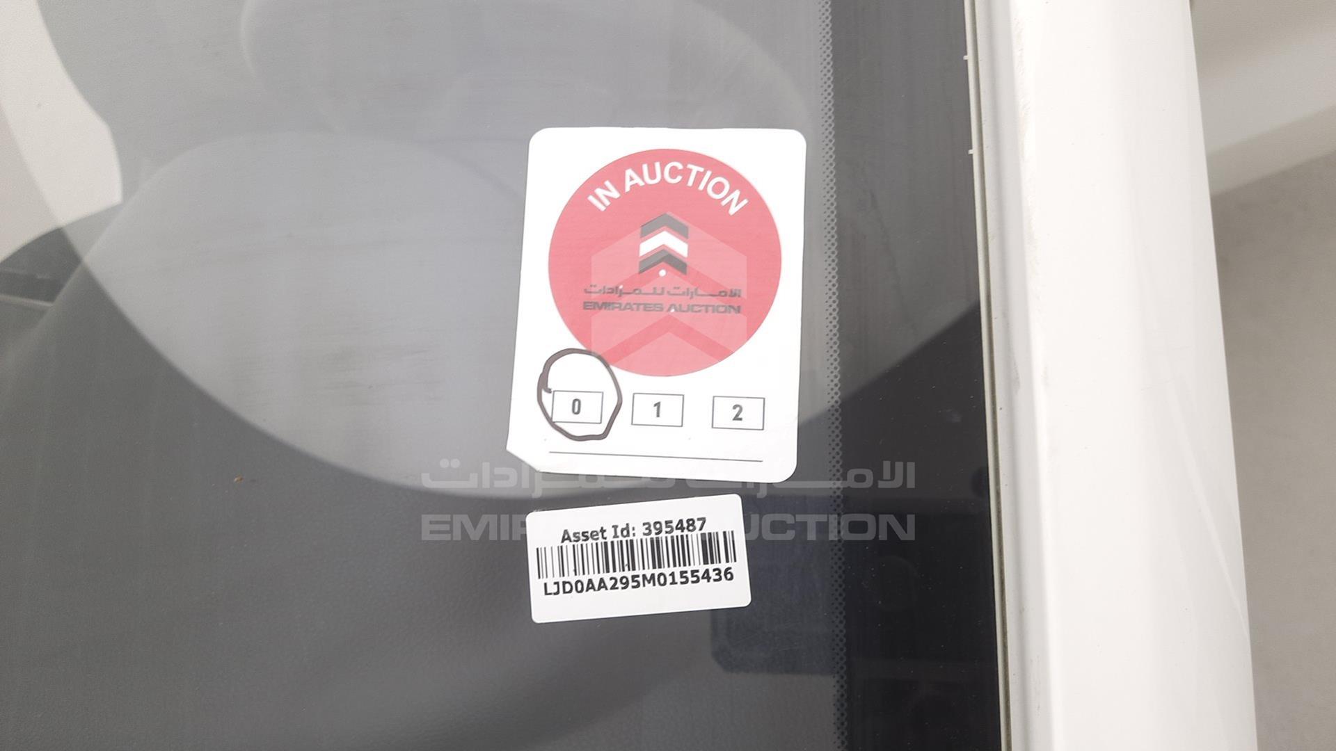 2021 KIA PEGAS VIN: LJD0AA295M0155436