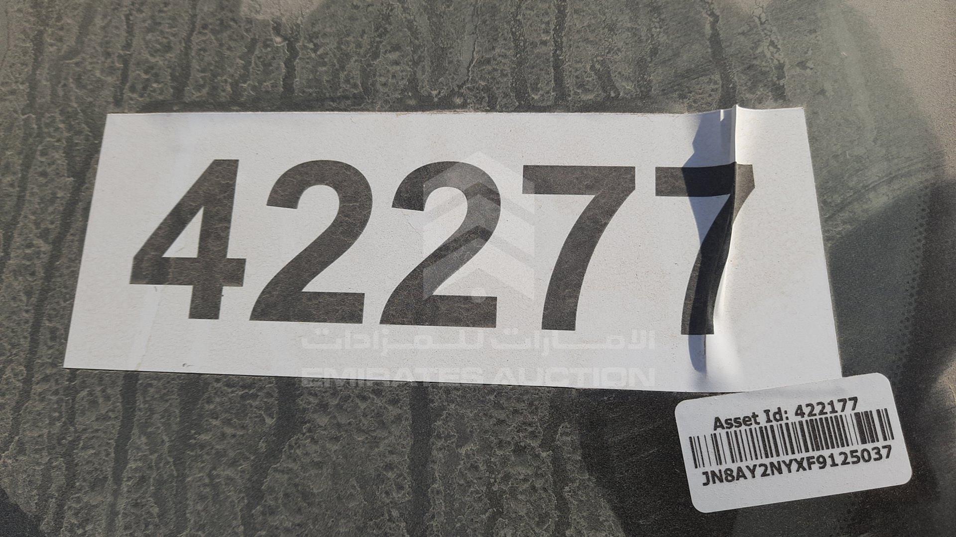 2015 NISSAN PATROL VIN: JN8AY2NYXF9125037