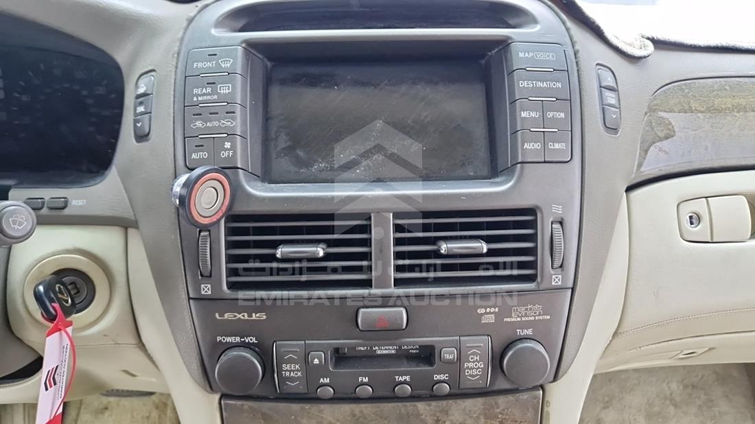 لكزس ال اس 430 2001 — نظم الترفيه وكاميرا المراقبة والملاحة — صورة 22
